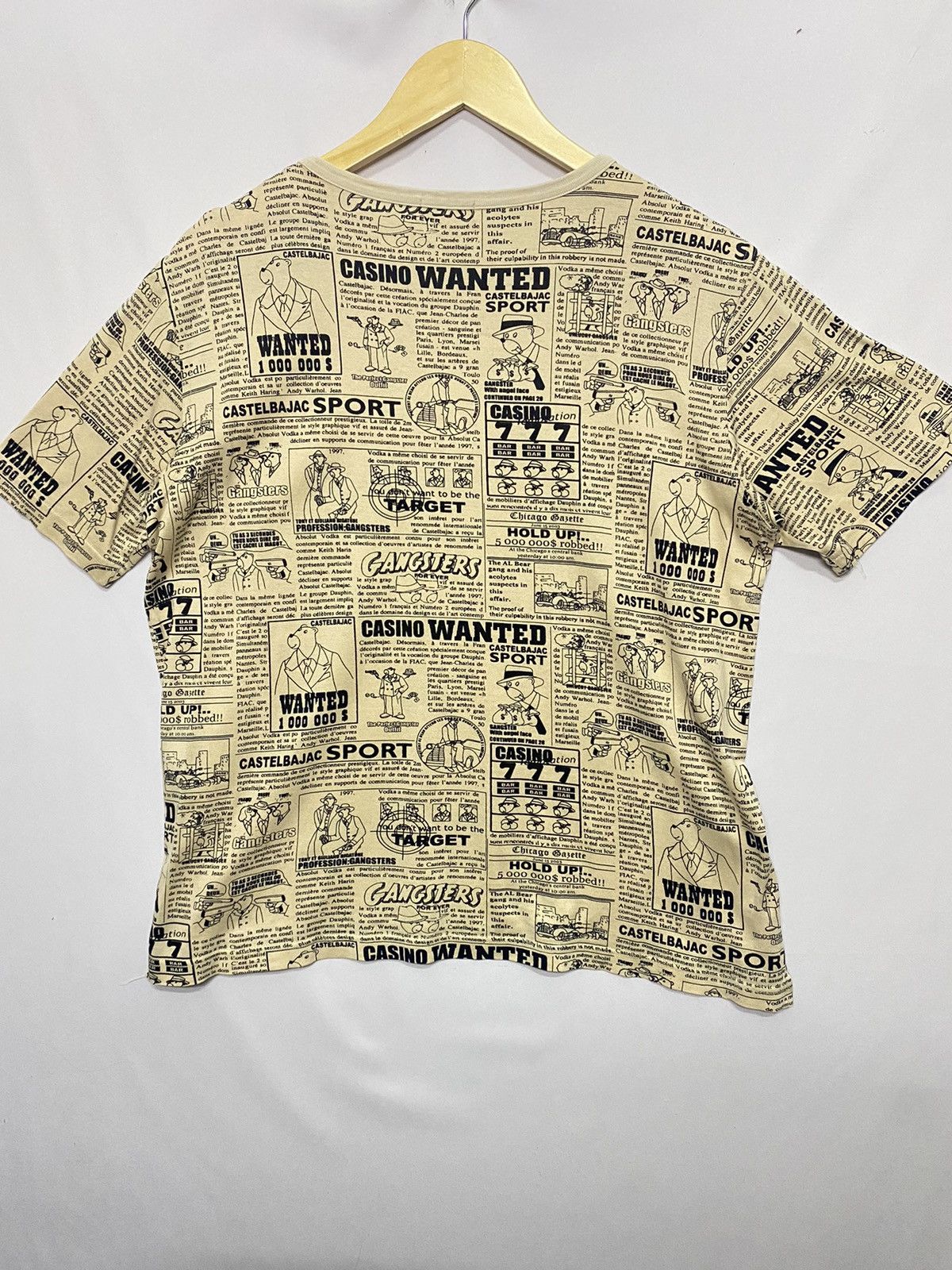 Jean Charles De Castelbajac (H) CASTELBAJAC NEWSPAPER PRINTED MONOGRAM Size M / US 6-8 / IT 42-44 - 4 Thumbnail