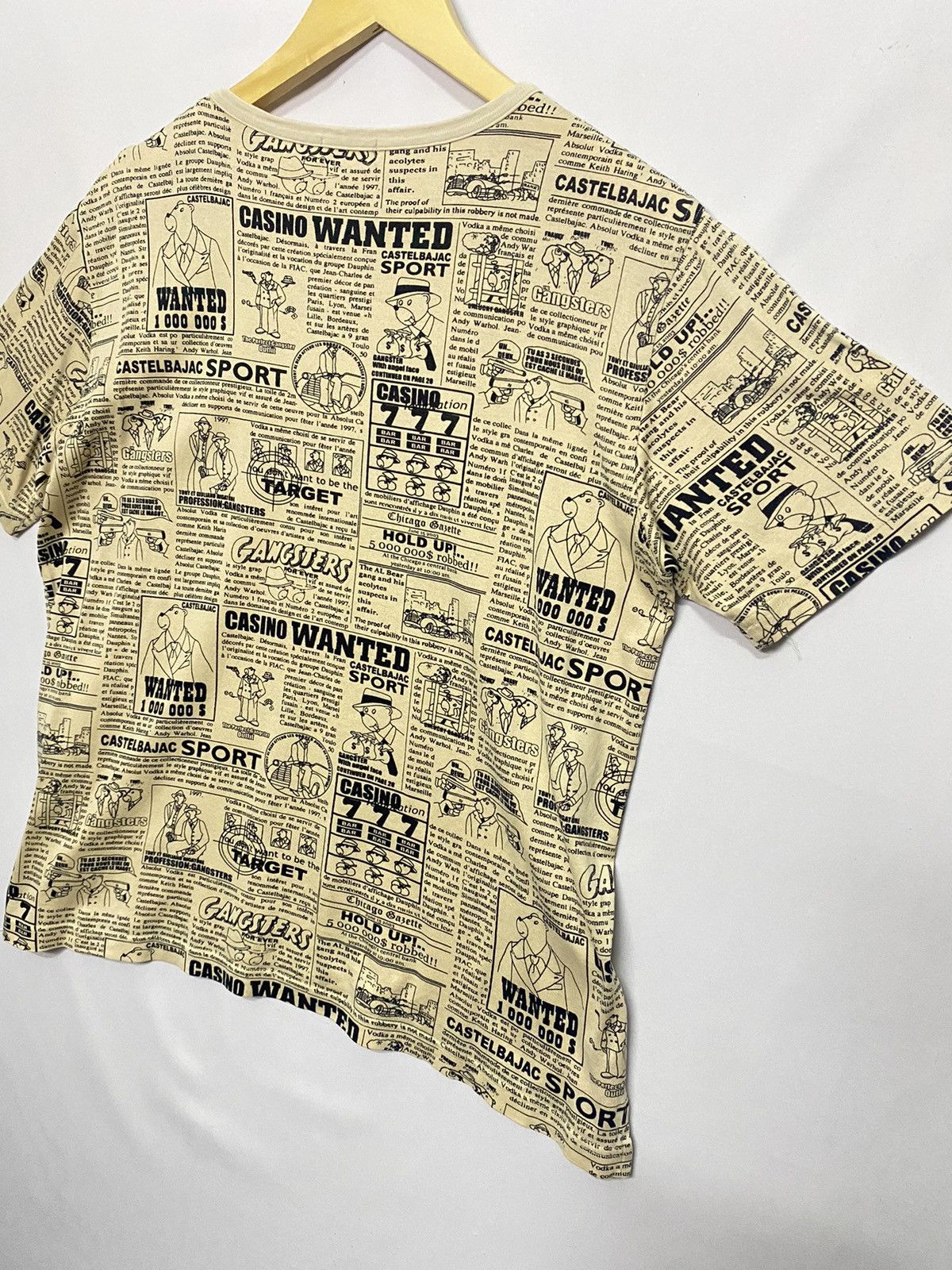 Jean Charles De Castelbajac (H) CASTELBAJAC NEWSPAPER PRINTED MONOGRAM Size M / US 6-8 / IT 42-44 - 5 Thumbnail