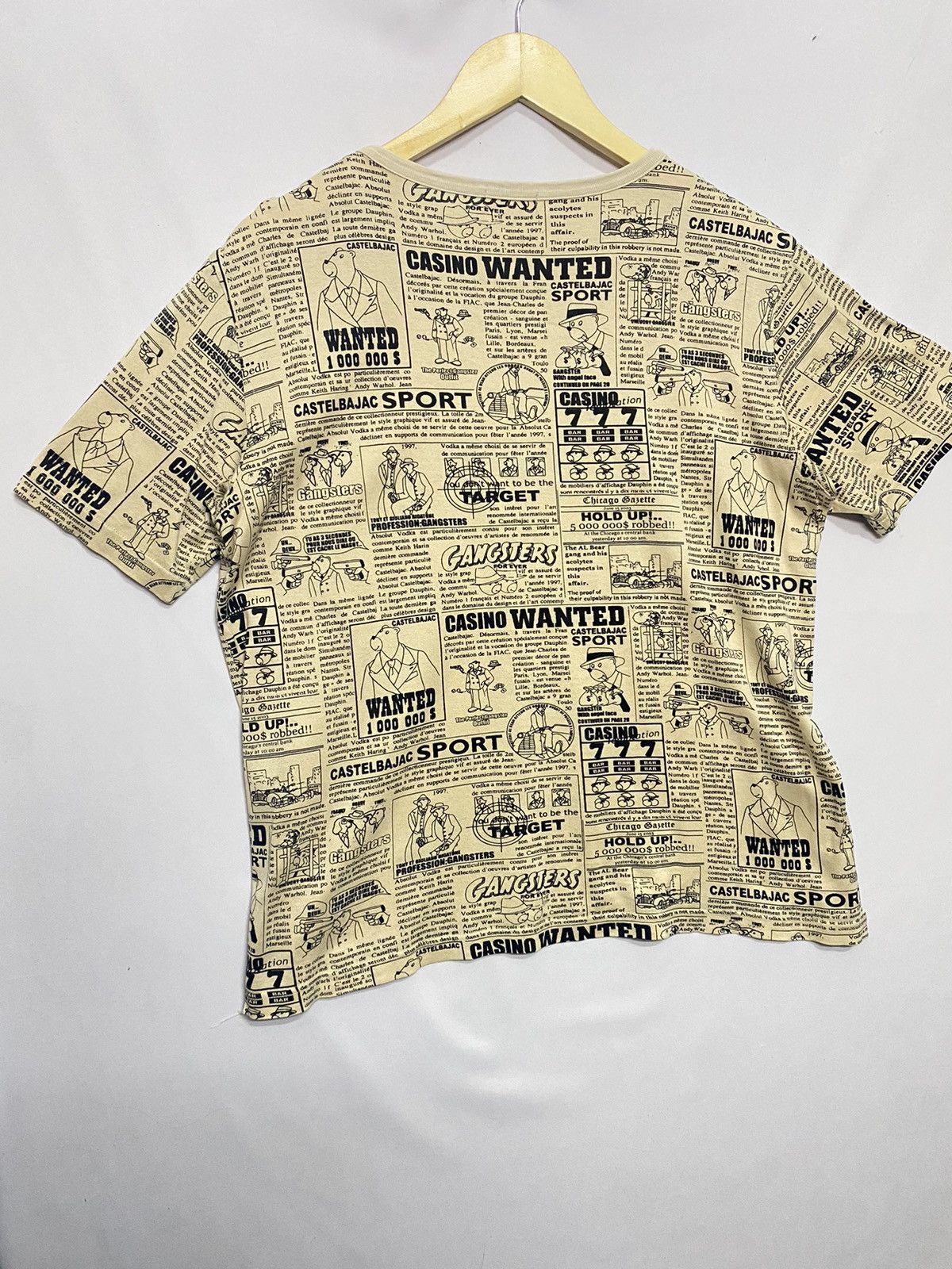 Jean Charles De Castelbajac (H) CASTELBAJAC NEWSPAPER PRINTED MONOGRAM Size M / US 6-8 / IT 42-44 - 6 Thumbnail