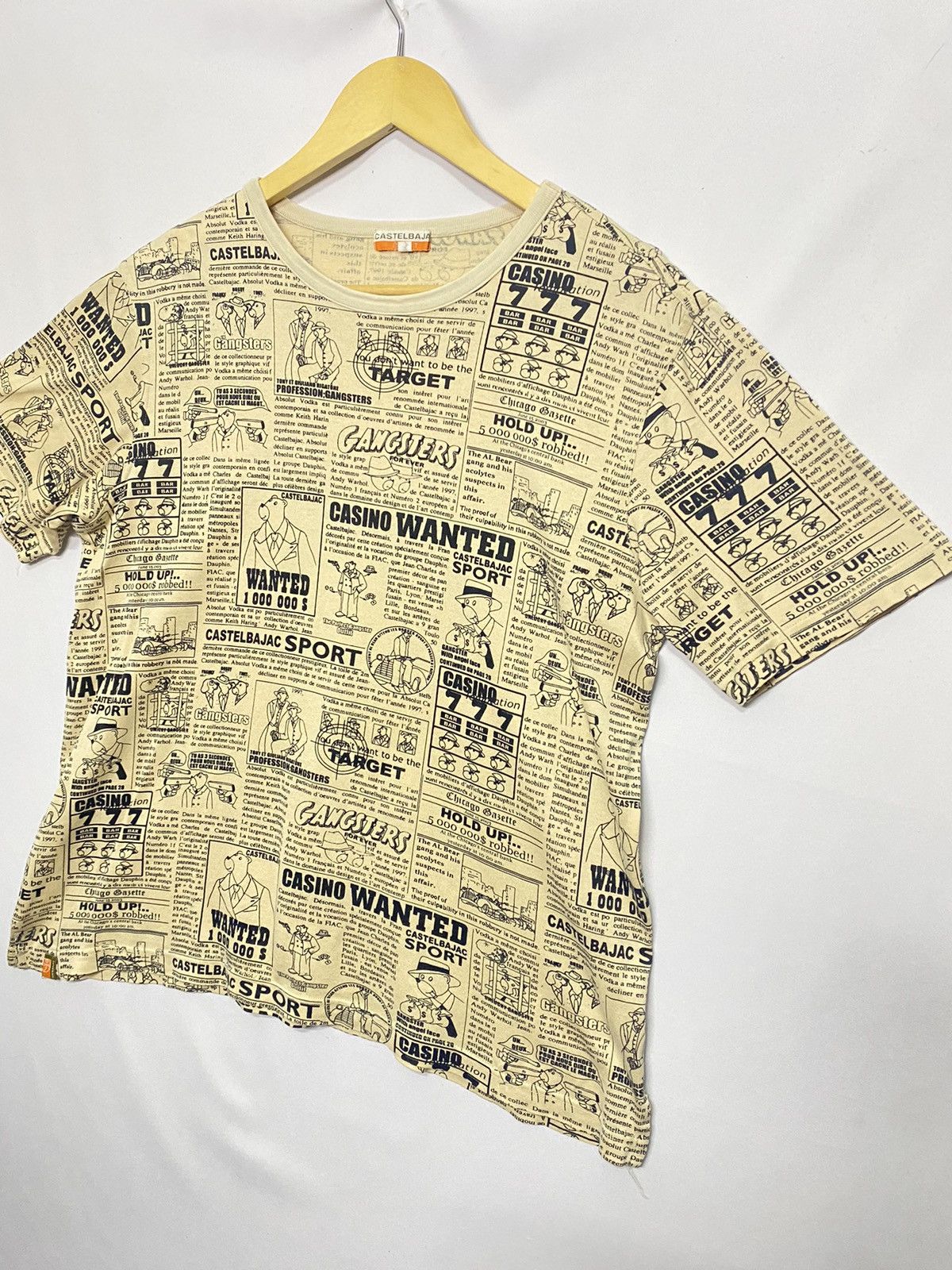 Jean Charles De Castelbajac (H) CASTELBAJAC NEWSPAPER PRINTED MONOGRAM Size M / US 6-8 / IT 42-44 - 2 Thumbnail