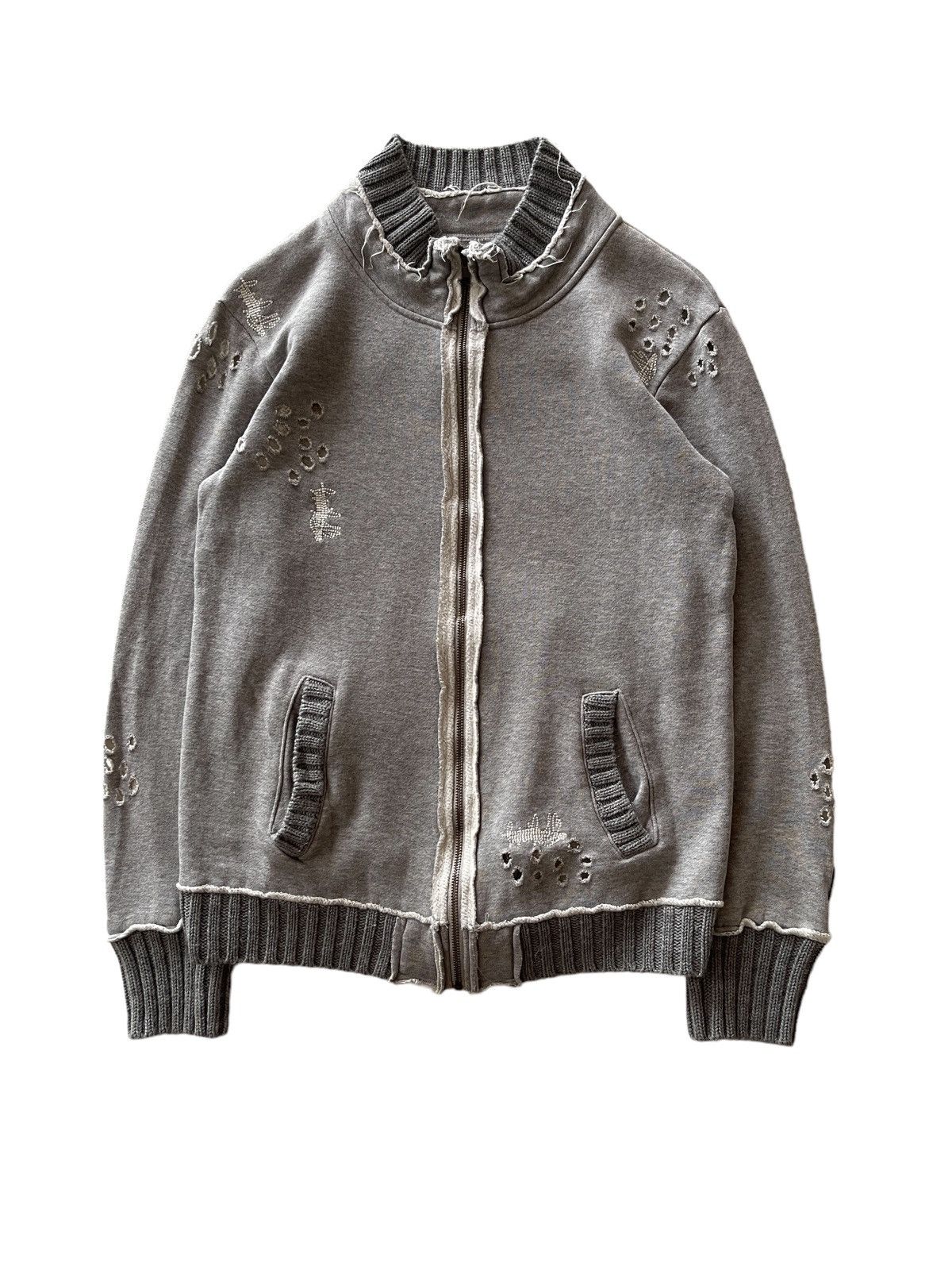 Japanese Brand Crazy Bullet Distressed Sabotage Skates Jacket Size US S / EU 44-46 / 1 - 1 Thumbnail