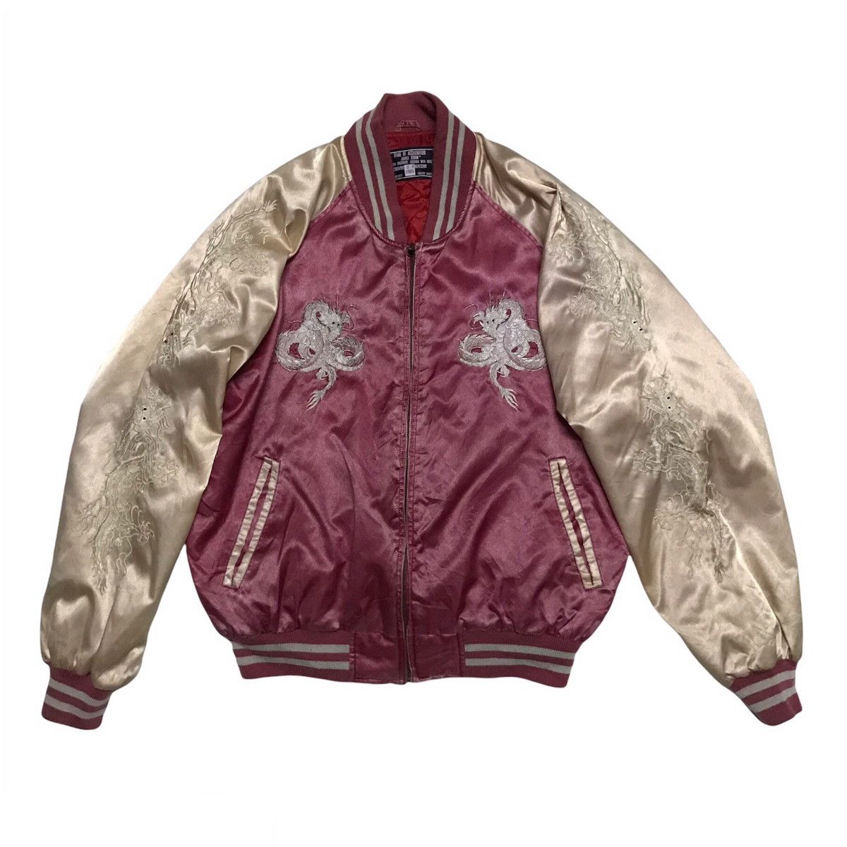 Japanese Brand Sukajan Japan Dragon Bomber Style Jacket Size US M / EU 48-50 / 2 - 2 Thumbnail