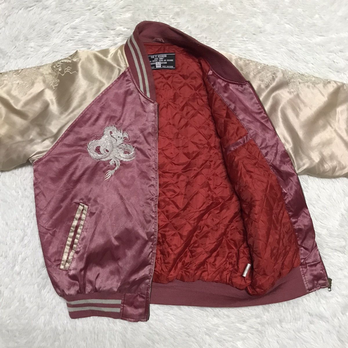 Japanese Brand Sukajan Japan Dragon Bomber Style Jacket Size US M / EU 48-50 / 2 - 15 Thumbnail