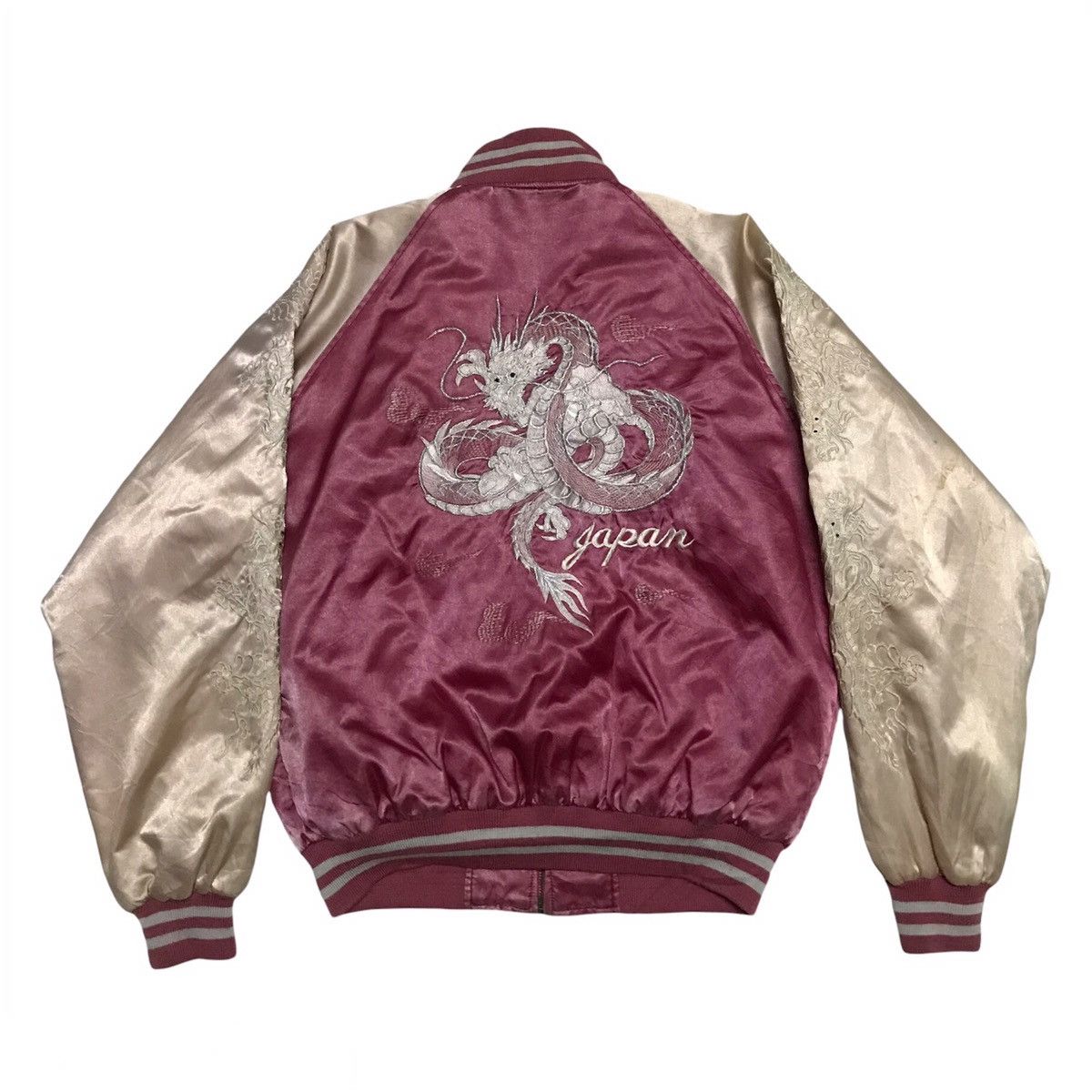 Japanese Brand Sukajan Japan Dragon Bomber Style Jacket Size US M / EU 48-50 / 2 - 1 Thumbnail