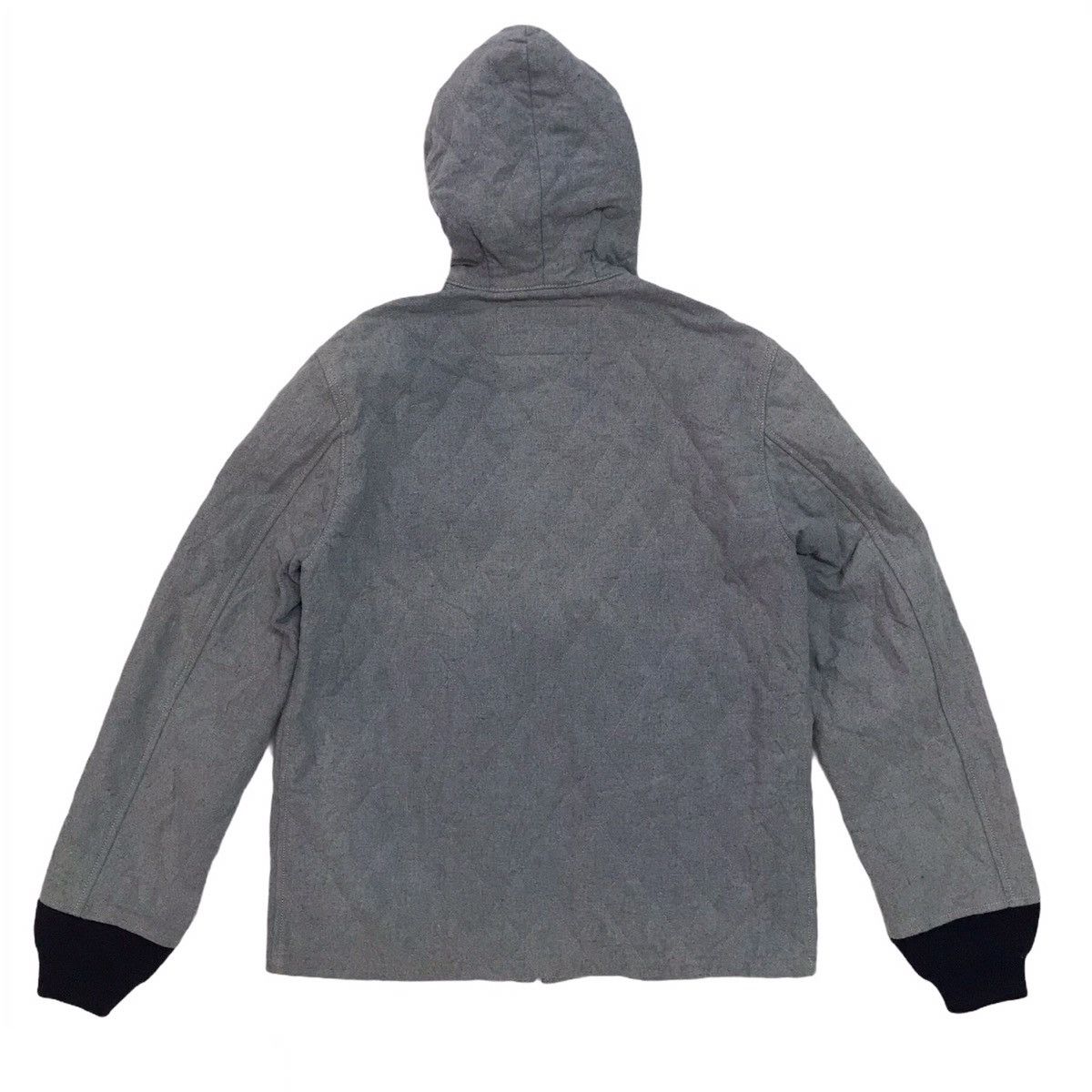 Blue Blue Japan Blue Blue Original Recycle Denim Fiber Quilt Jacket Hoodie Size US L / EU 52-54 / 3 - 2 Thumbnail