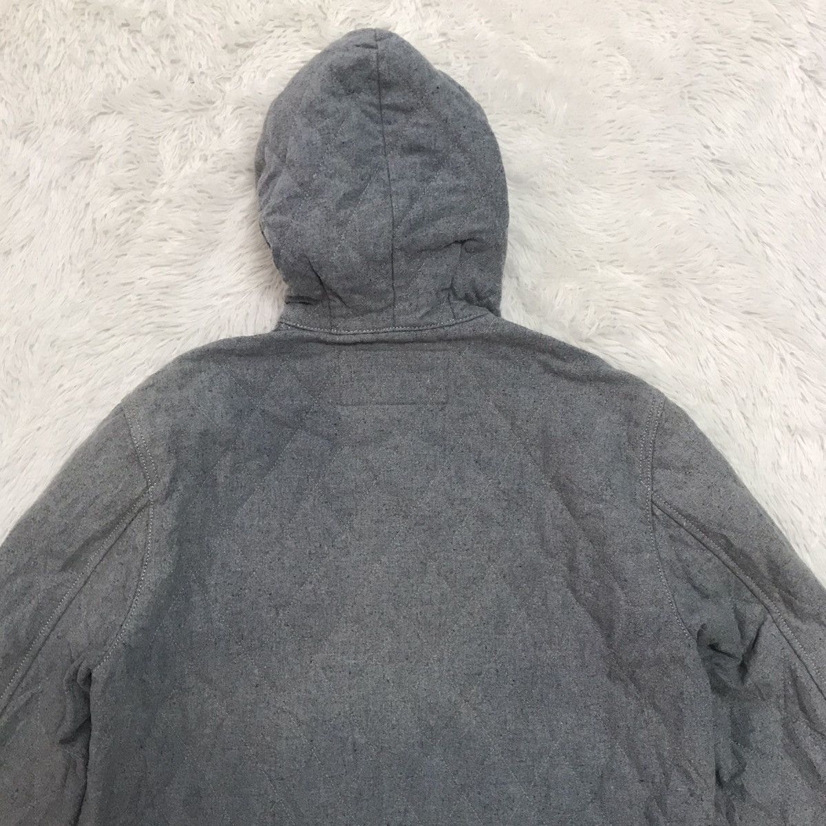Blue Blue Japan Blue Blue Original Recycle Denim Fiber Quilt Jacket Hoodie Size US L / EU 52-54 / 3 - 14 Thumbnail
