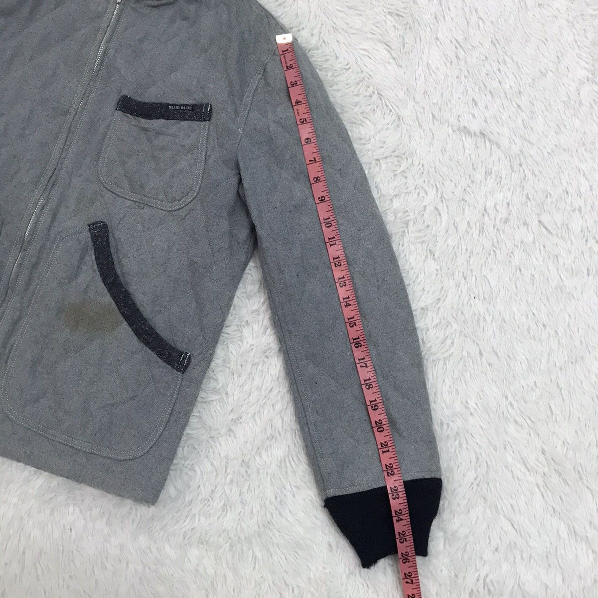 Blue Blue Japan Blue Blue Original Recycle Denim Fiber Quilt Jacket Hoodie Size US L / EU 52-54 / 3 - 25 Thumbnail
