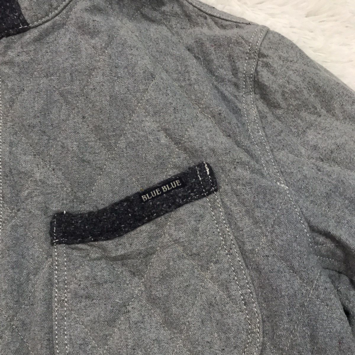Blue Blue Japan Blue Blue Original Recycle Denim Fiber Quilt Jacket Hoodie Size US L / EU 52-54 / 3 - 15 Thumbnail