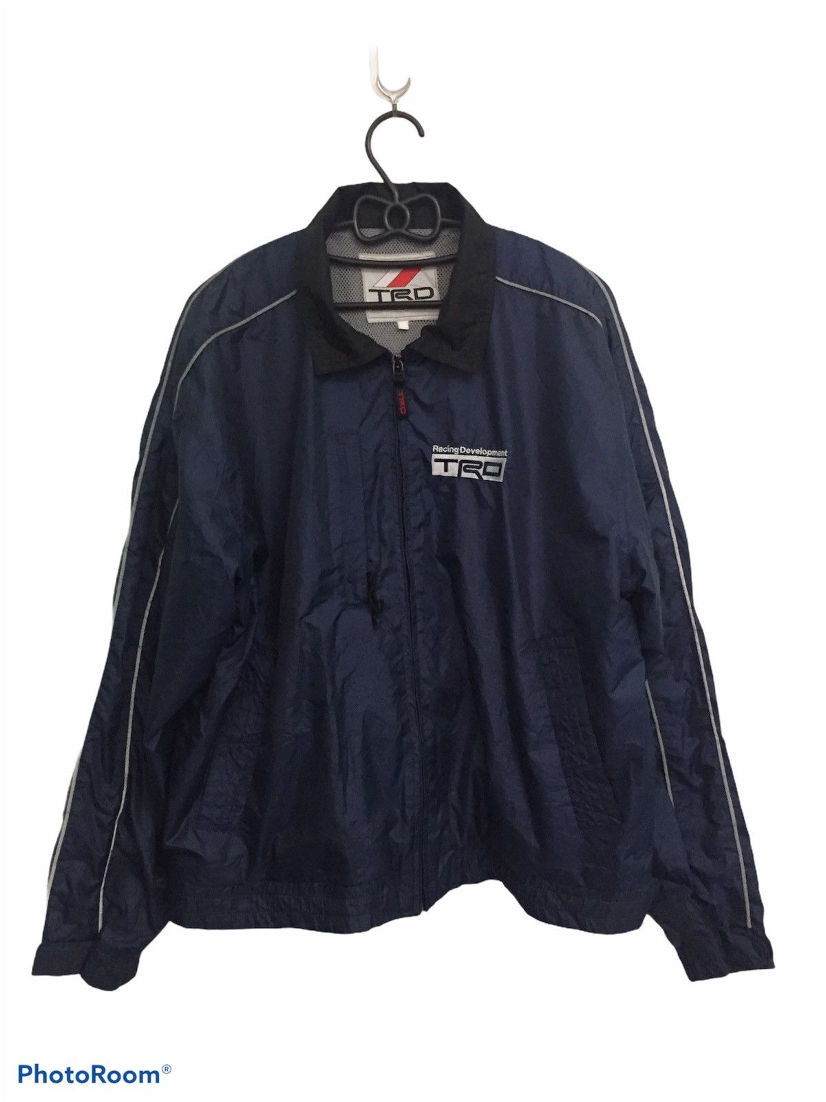 Japanese Brand Vintage TRD Spellout Toyota Racing Department Nylon Jacket Size US M / EU 48-50 / 2 - 2 Thumbnail