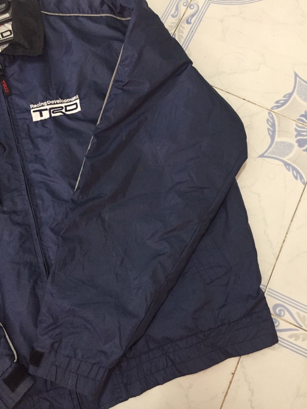 Japanese Brand Vintage TRD Spellout Toyota Racing Department Nylon Jacket Size US M / EU 48-50 / 2 - 14 Thumbnail