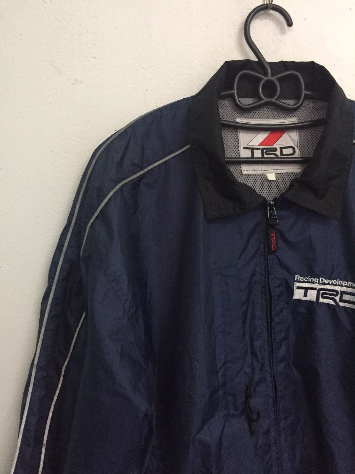 Japanese Brand Vintage TRD Spellout Toyota Racing Department Nylon Jacket Size US M / EU 48-50 / 2 - 4 Thumbnail