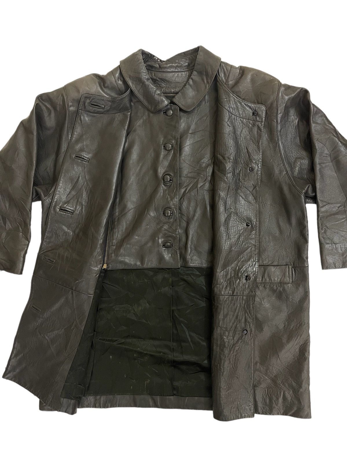 Moschino vintage Moschino jacket milano italy leather jacket Size US L / EU 52-54 / 3 - 8 Thumbnail