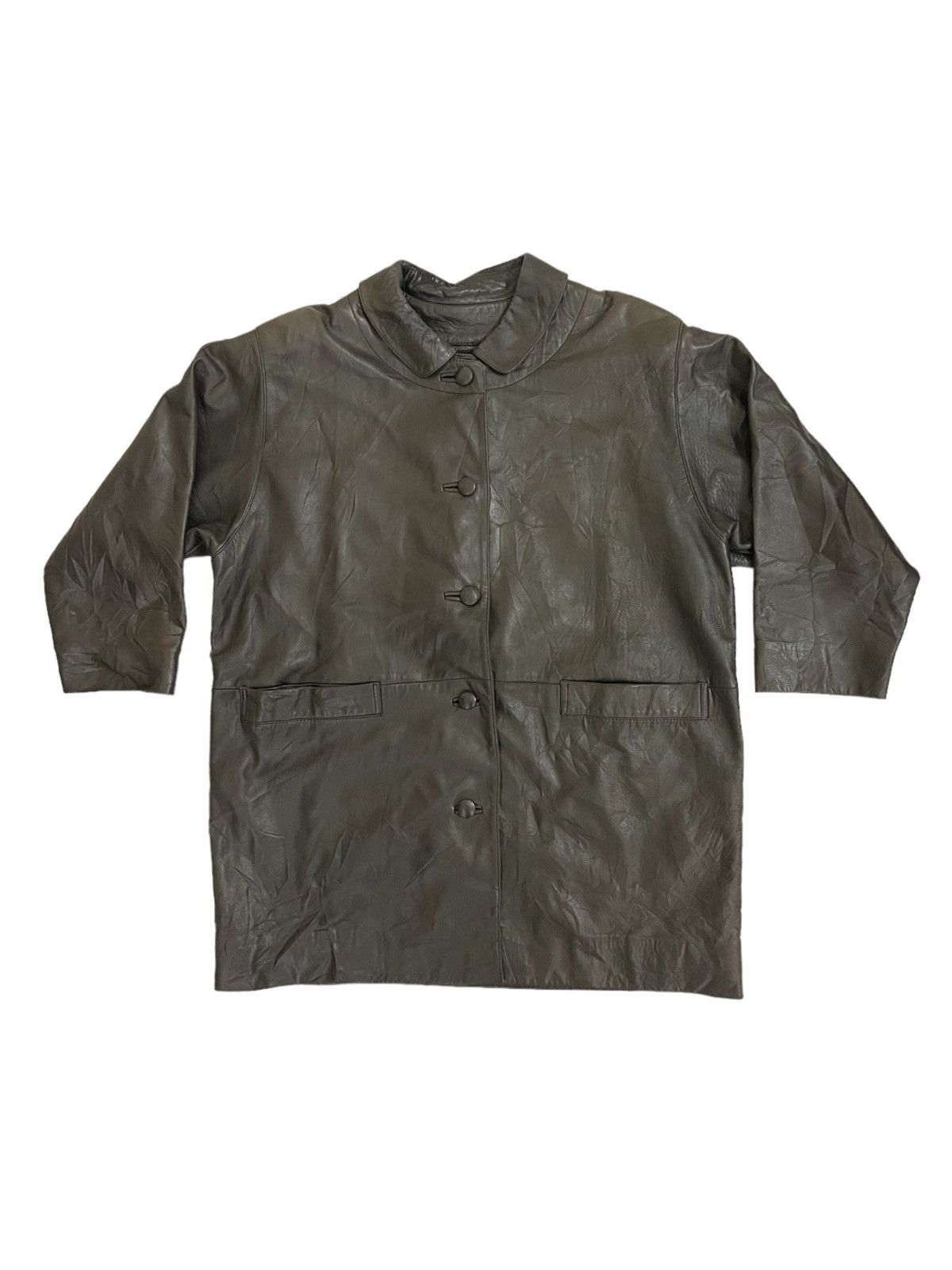 Moschino vintage Moschino jacket milano italy leather jacket Size US L / EU 52-54 / 3 - 2 Thumbnail