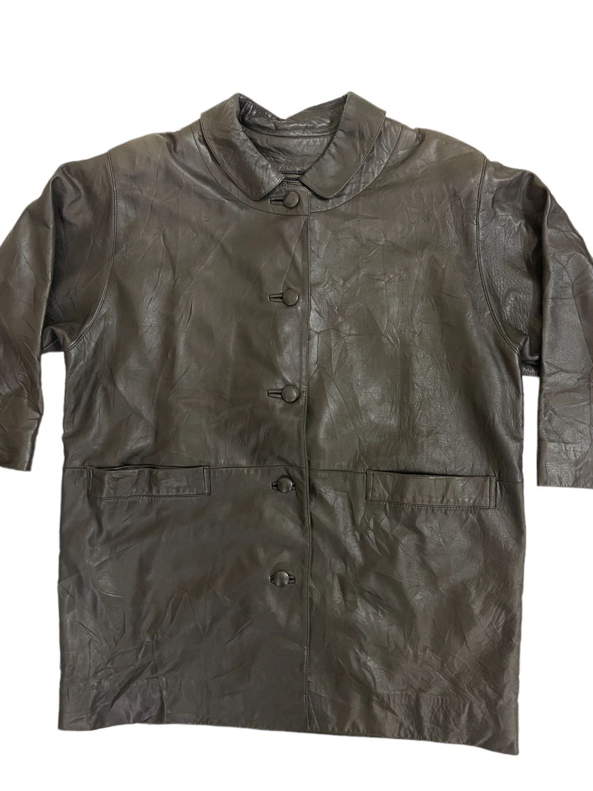 Moschino vintage Moschino jacket milano italy leather jacket Size US L / EU 52-54 / 3 - 5 Thumbnail
