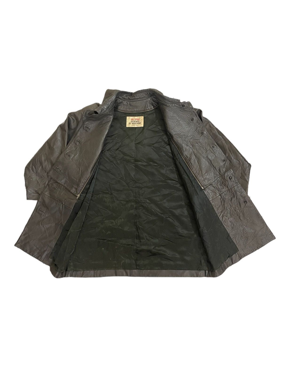 Moschino vintage Moschino jacket milano italy leather jacket Size US L / EU 52-54 / 3 - 4 Thumbnail