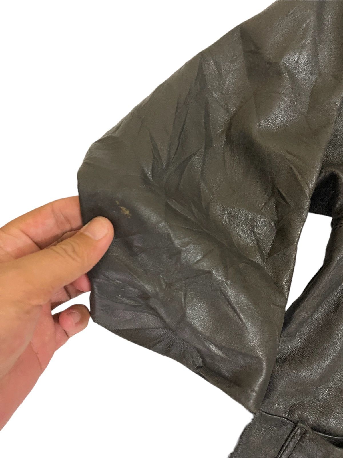 Moschino vintage Moschino jacket milano italy leather jacket Size US L / EU 52-54 / 3 - 13 Thumbnail