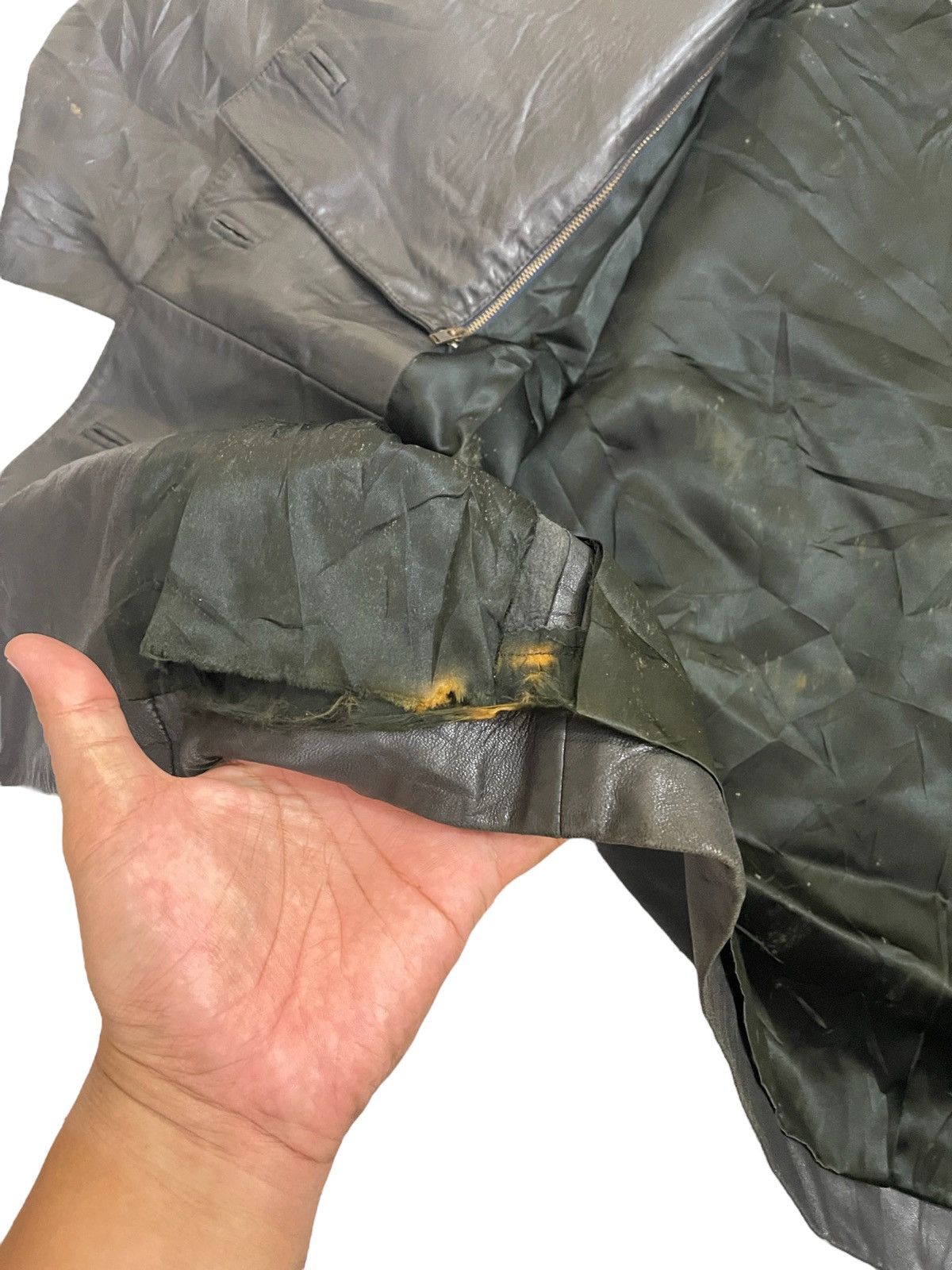 Moschino vintage Moschino jacket milano italy leather jacket Size US L / EU 52-54 / 3 - 12 Thumbnail