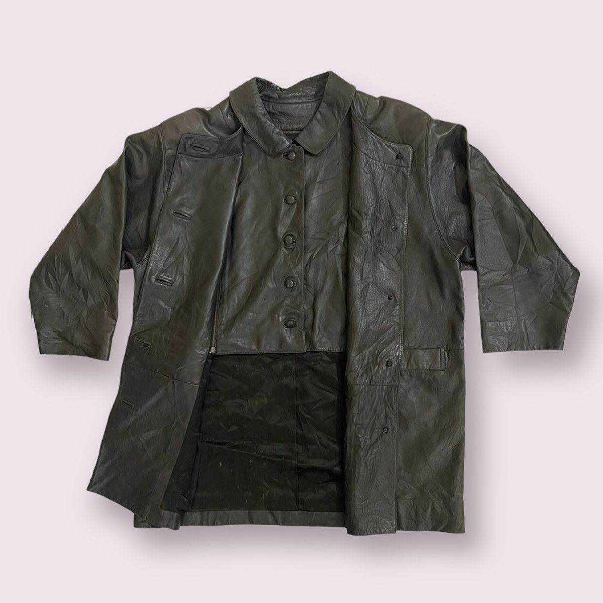 Moschino vintage Moschino jacket milano italy leather jacket Size US L / EU 52-54 / 3 - 1 Thumbnail