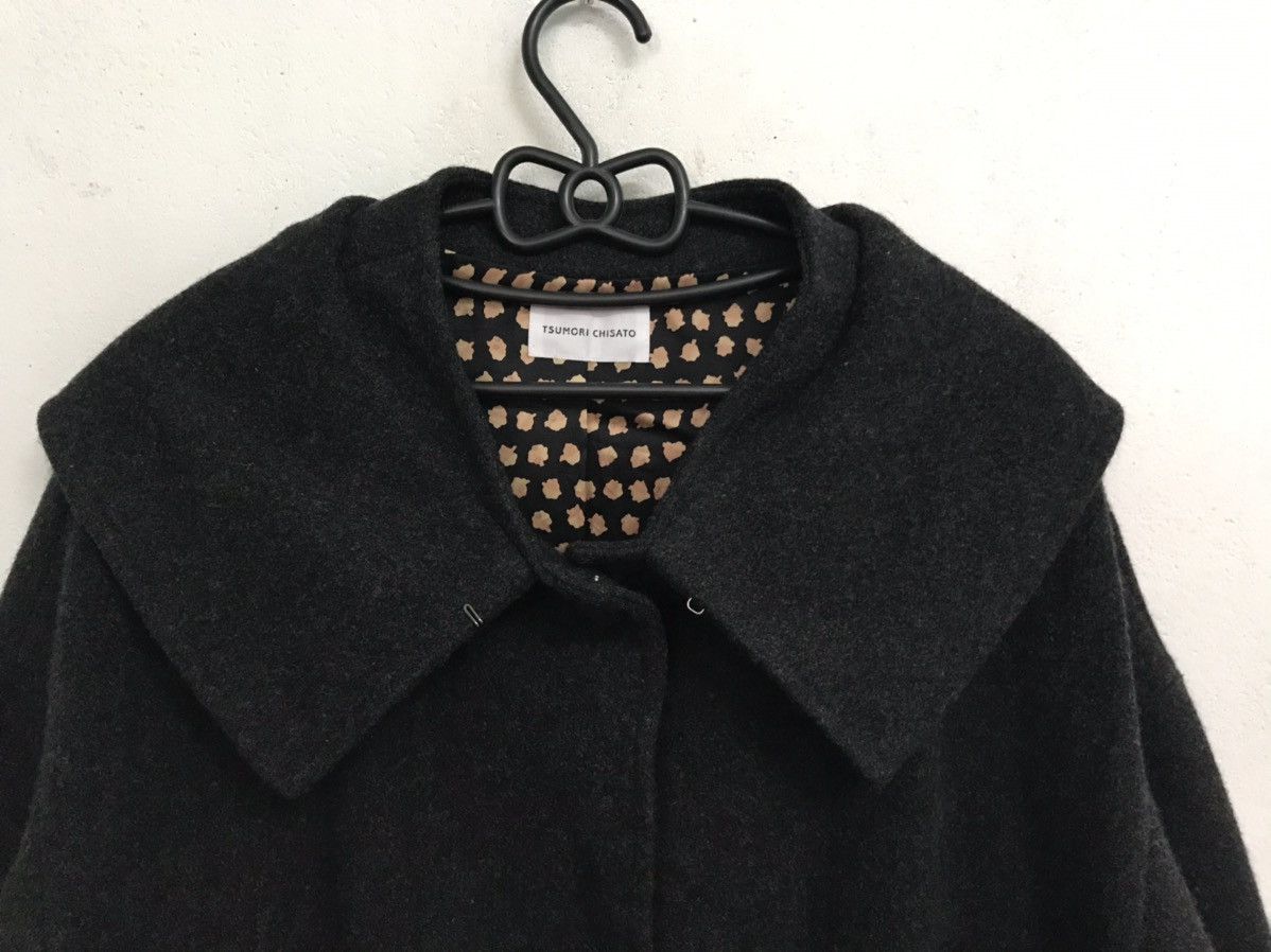 Issey Miyake Rare Tsumori Chisato Big Wide Collar Jacket Women Size ONE SIZE - 8 Thumbnail