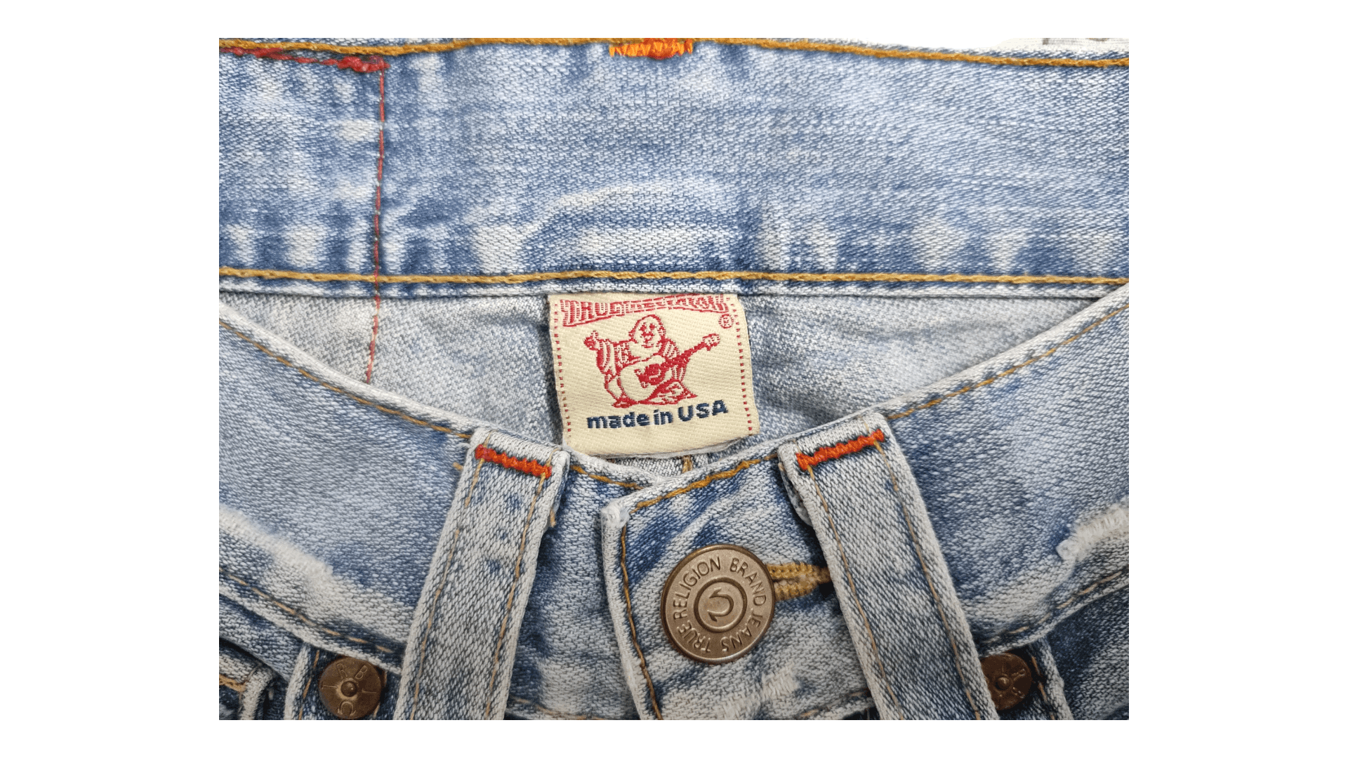 Vintage True Religion Distressed Super Flare Jeans Size US 26 / EU 42 - 3 Thumbnail