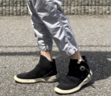 image of Visvim Gila Moc Mid Folk Us9.5 Shoes in Black, Men's