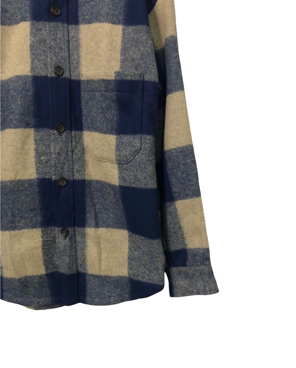 Japanese Brand Vintage Uniqlo Button Ups Plaid Wool Jacket Size US M / EU 48-50 / 2 - 2 Thumbnail