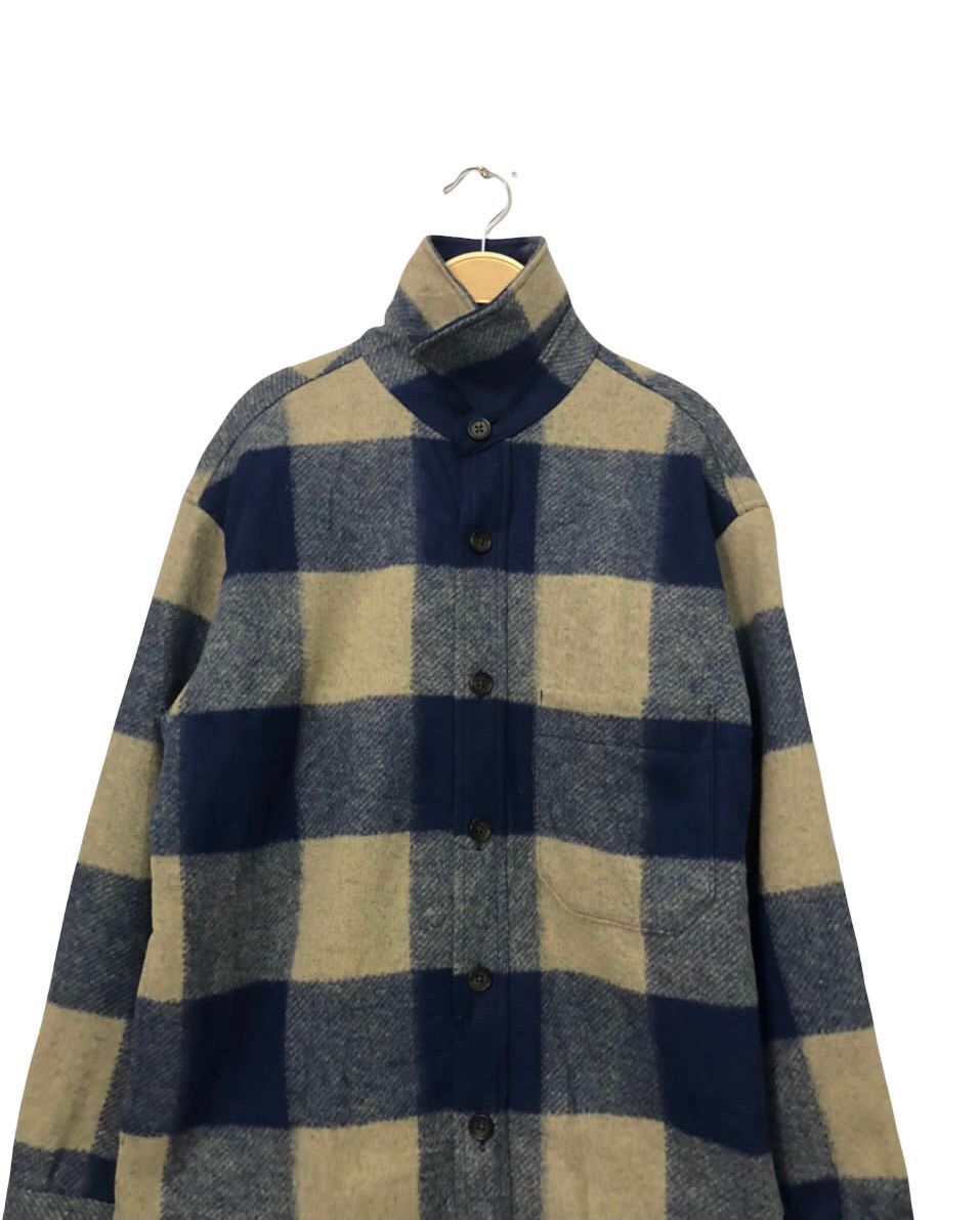 Japanese Brand Vintage Uniqlo Button Ups Plaid Wool Jacket Size US M / EU 48-50 / 2 - 4 Thumbnail
