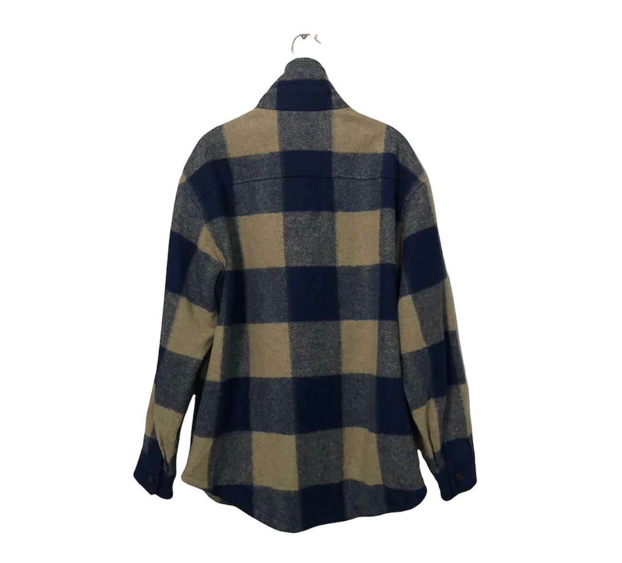 Japanese Brand Vintage Uniqlo Button Ups Plaid Wool Jacket Size US M / EU 48-50 / 2 - 5 Thumbnail
