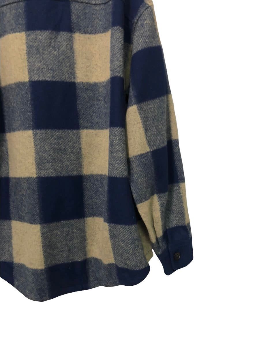 Japanese Brand Vintage Uniqlo Button Ups Plaid Wool Jacket Size US M / EU 48-50 / 2 - 6 Thumbnail