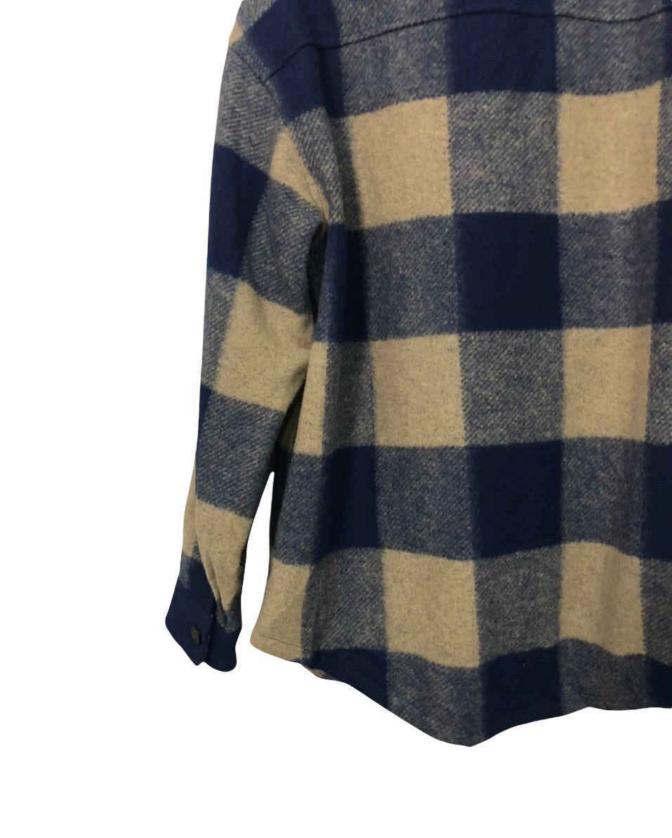 Japanese Brand Vintage Uniqlo Button Ups Plaid Wool Jacket Size US M / EU 48-50 / 2 - 7 Thumbnail