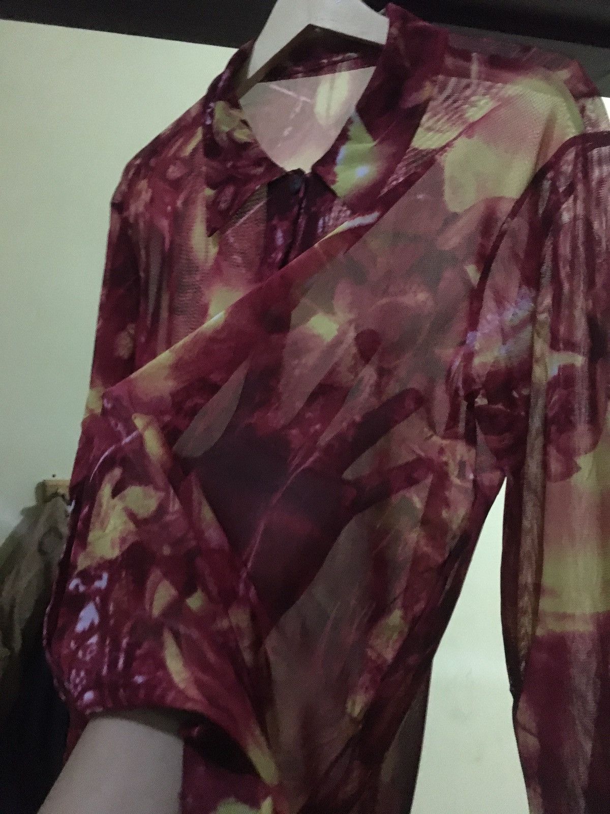 20471120 × Beauty Beast × Japanese Brand 🚨NEED GONE🚨Sheer Mesh Top Shirt 1990s Size US L / EU 52-54 / 3 - 6 Thumbnail