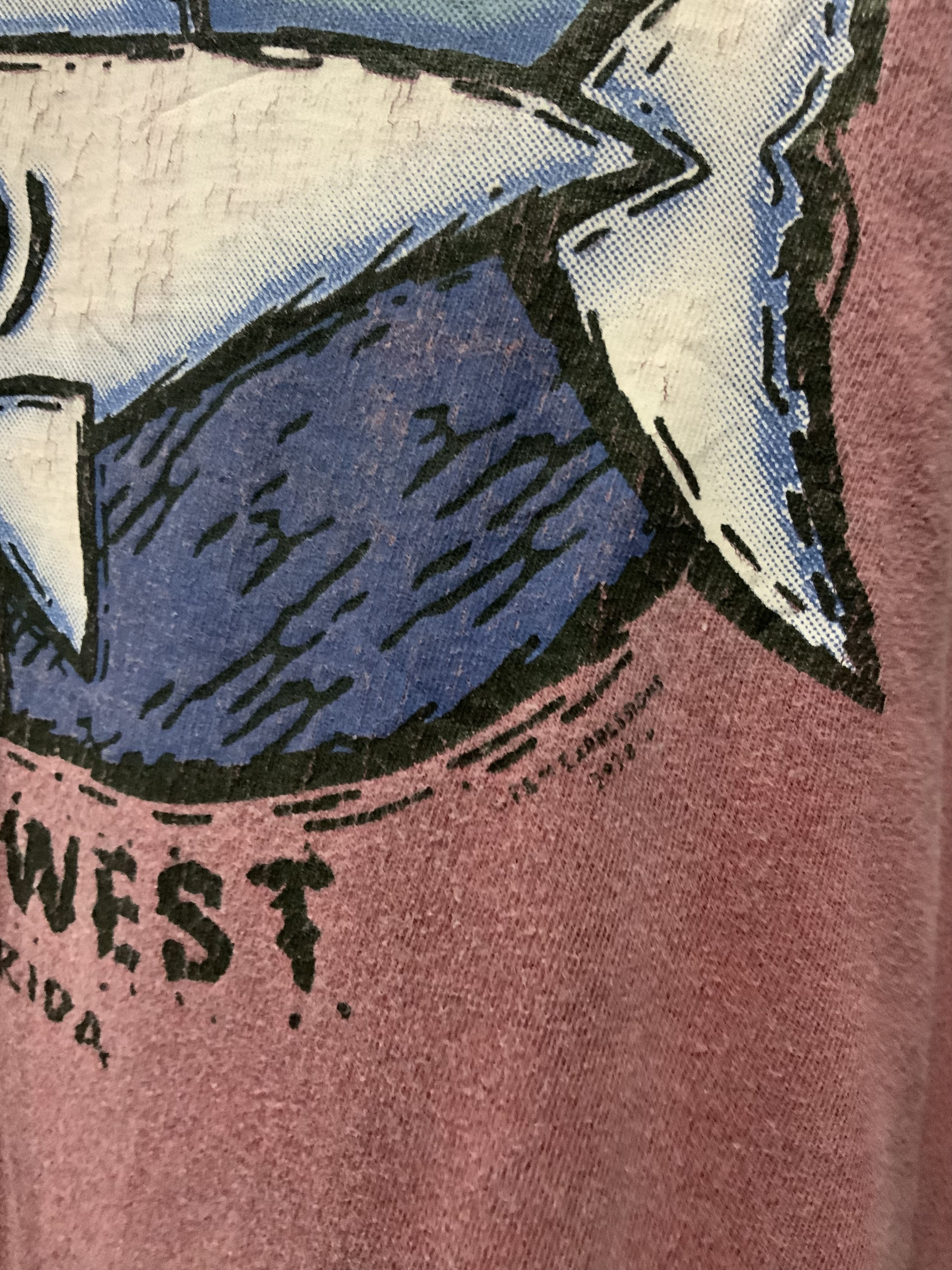 Japanese Brand Key West Cottonnet Shark Tee Size US L / EU 52-54 / 3 - 6 Thumbnail