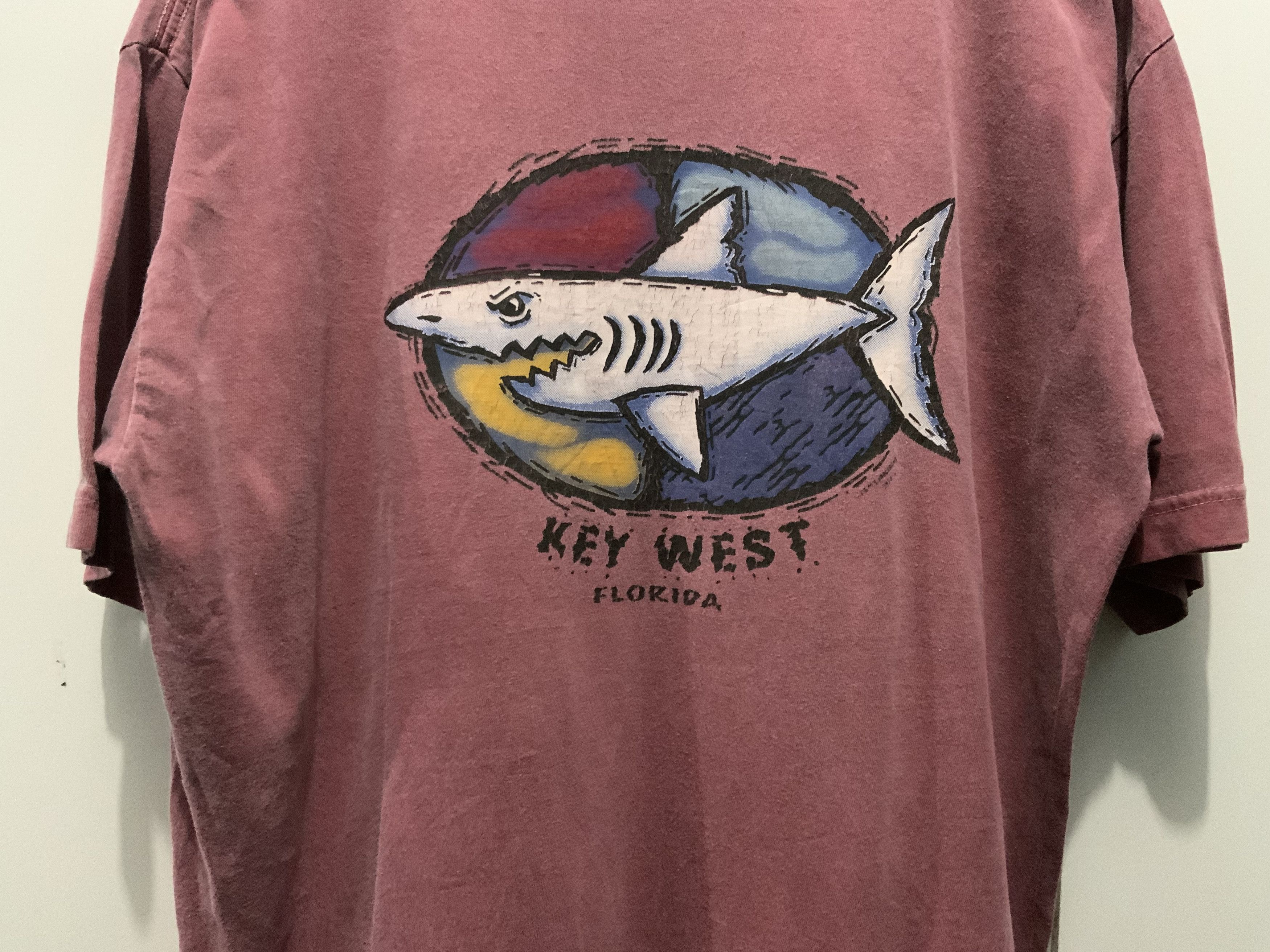 Japanese Brand Key West Cottonnet Shark Tee Size US L / EU 52-54 / 3 - 4 Thumbnail