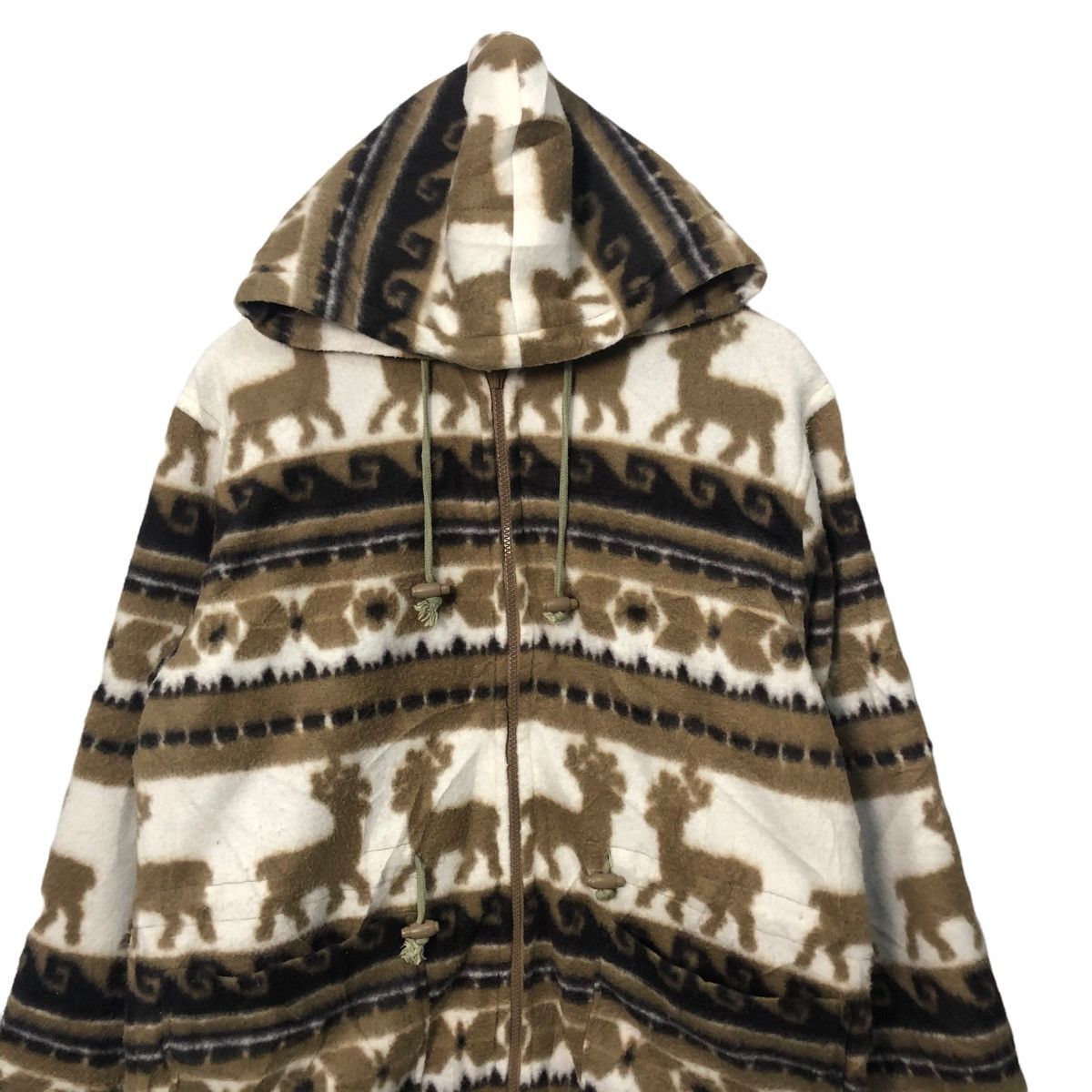 Habitat Vintage Trotter Full Print Pullover Zipper Ups Hoodie Jacket Size US L / EU 52-54 / 3 - 4 Thumbnail