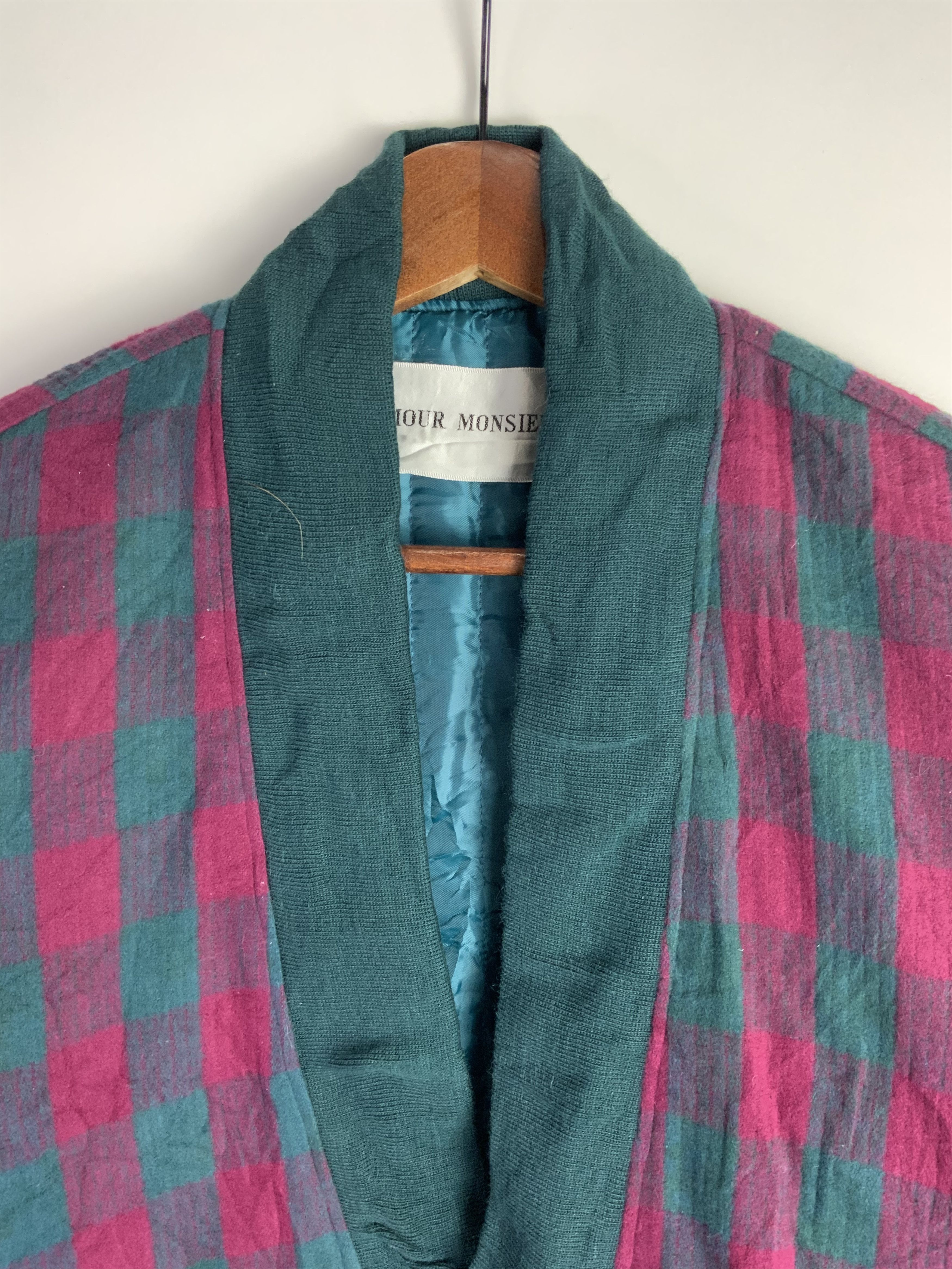 Japanese Brand Vintage Amour Monsieur Plaid Japan Jacket Size US M / EU 48-50 / 2 - 6 Thumbnail