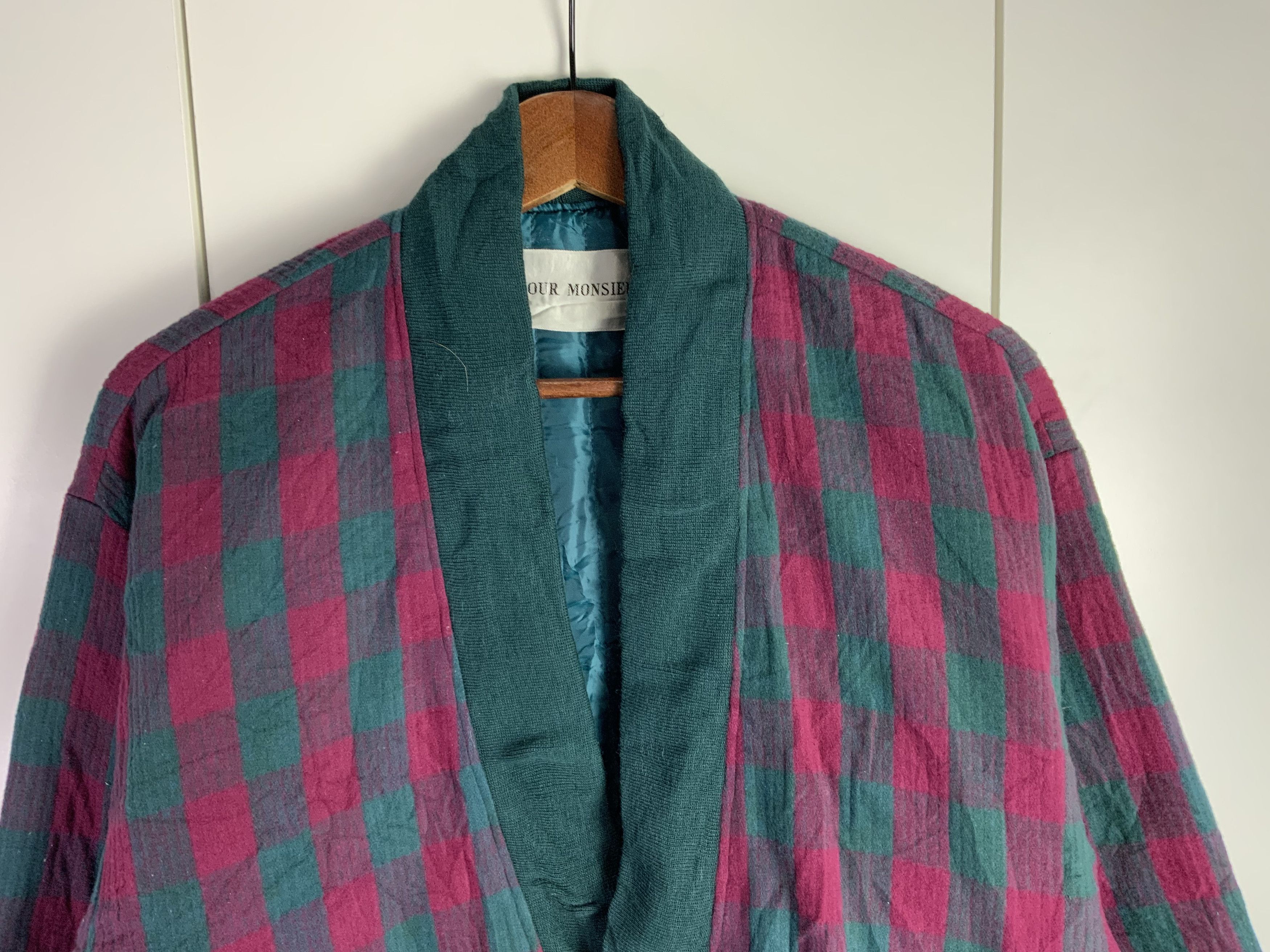 Japanese Brand Vintage Amour Monsieur Plaid Japan Jacket Size US M / EU 48-50 / 2 - 4 Thumbnail