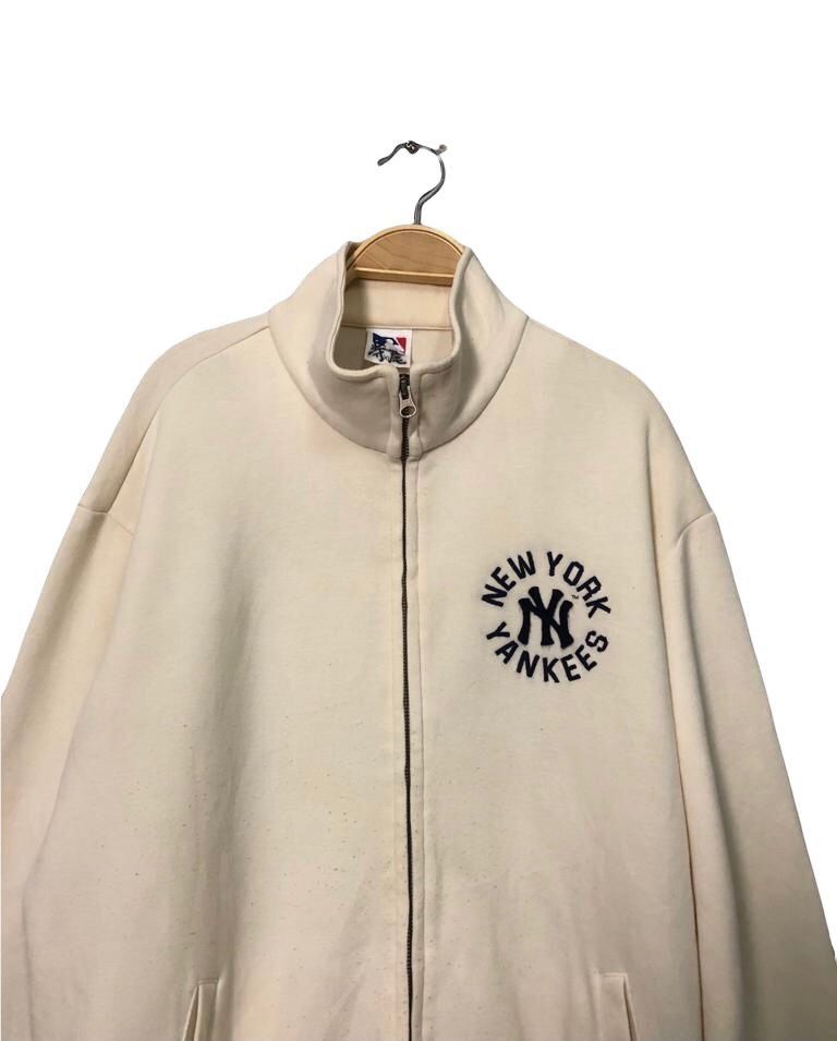New York Yankees Vintage MLB New York Yankees Zipper Ups Jacket Size US XL / EU 56 / 4 - 4 Thumbnail
