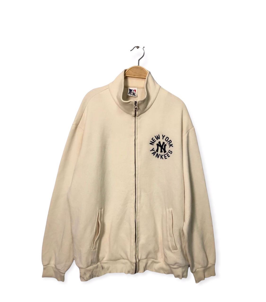 New York Yankees Vintage MLB New York Yankees Zipper Ups Jacket Size US XL / EU 56 / 4 - 1 Thumbnail