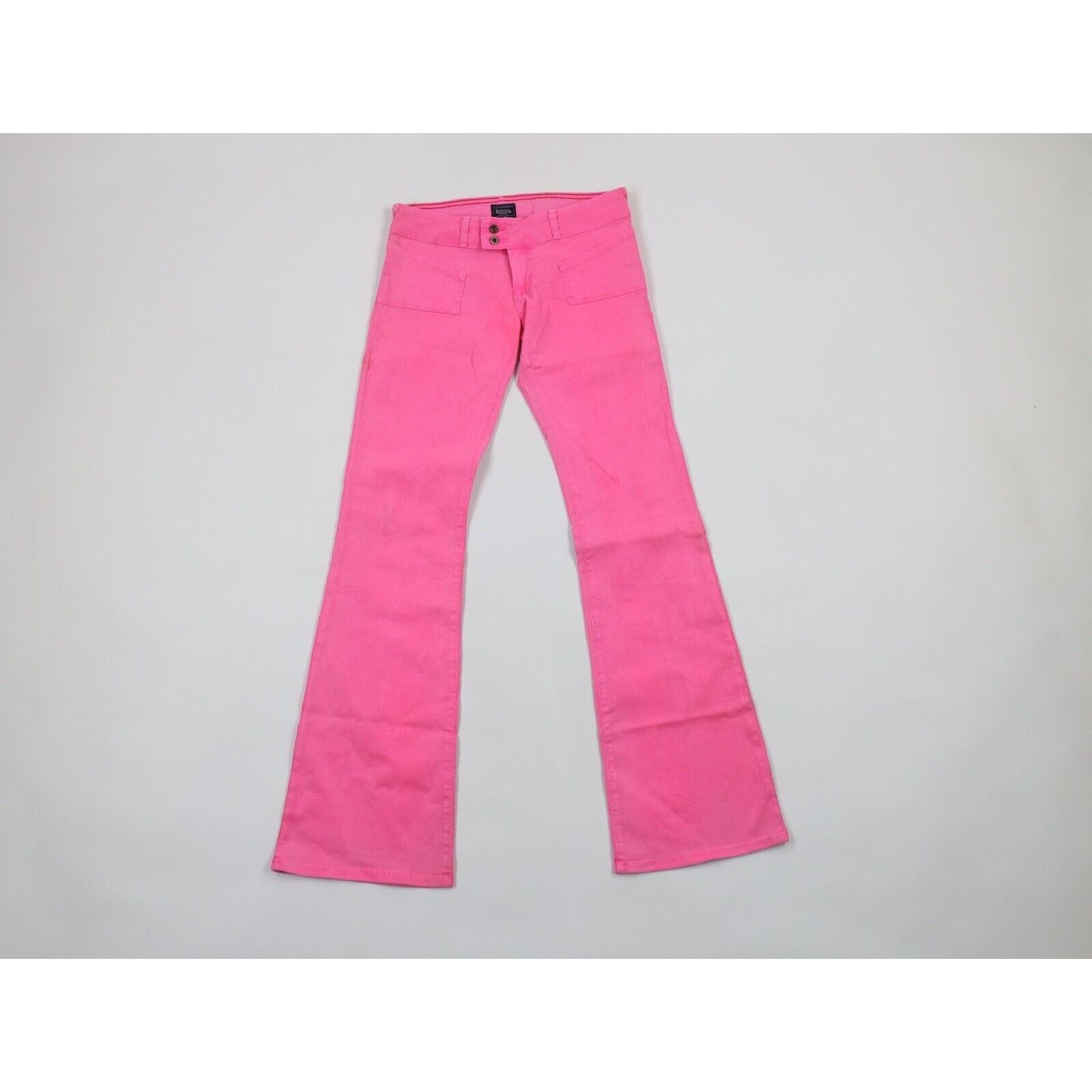 Vintage × Von Dutch NOS Vintage Y2K Von Dutch Barbie Wide Leg Flared Jeans Pink Size 28" / US 6 / IT 42 - 1 Thumbnail