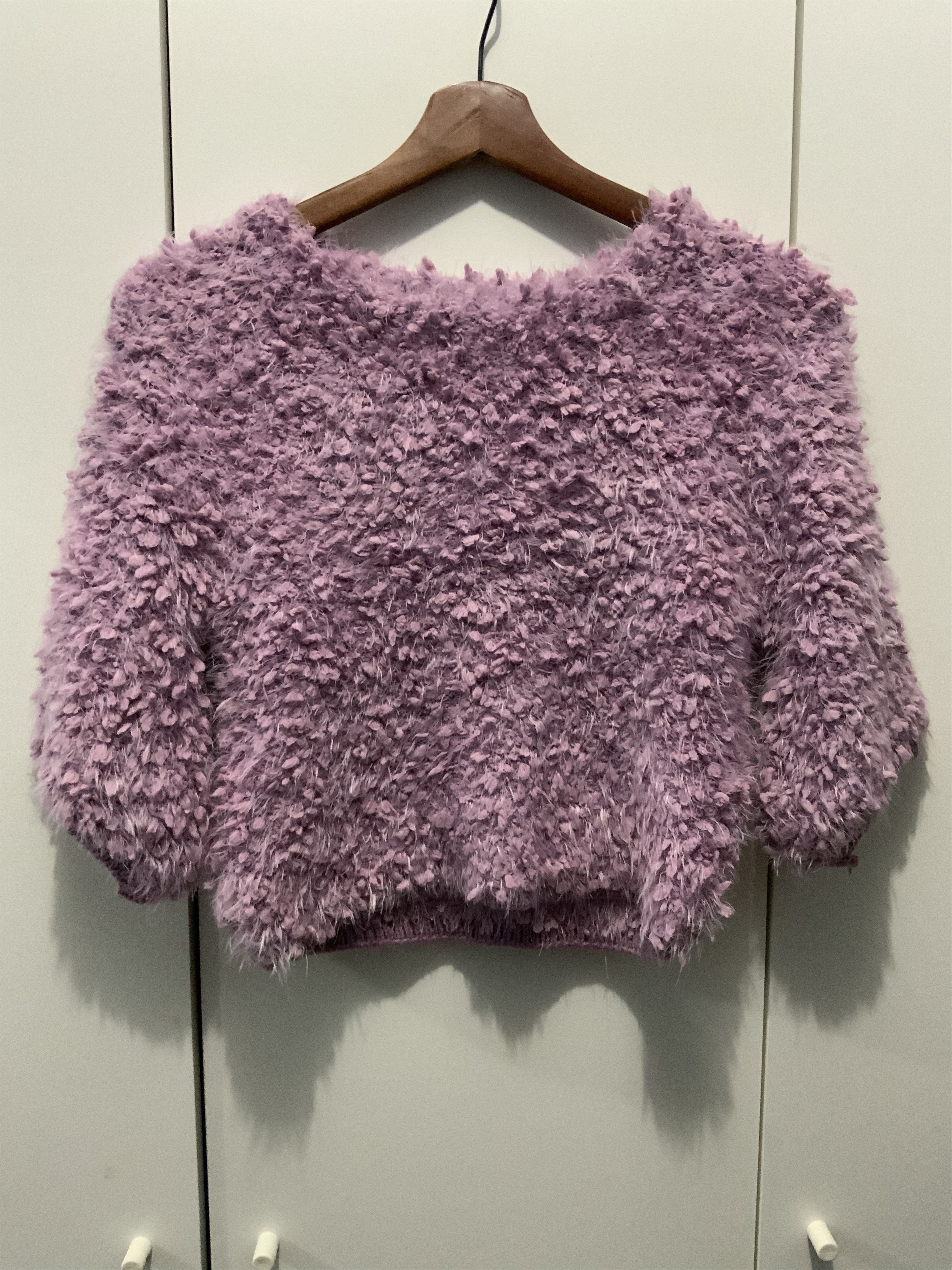 Homespun Knitwear Mohair Fur Knitwear Pink Inspired by Dazzlin Japan Size US M / EU 48-50 / 2 - 2 Thumbnail