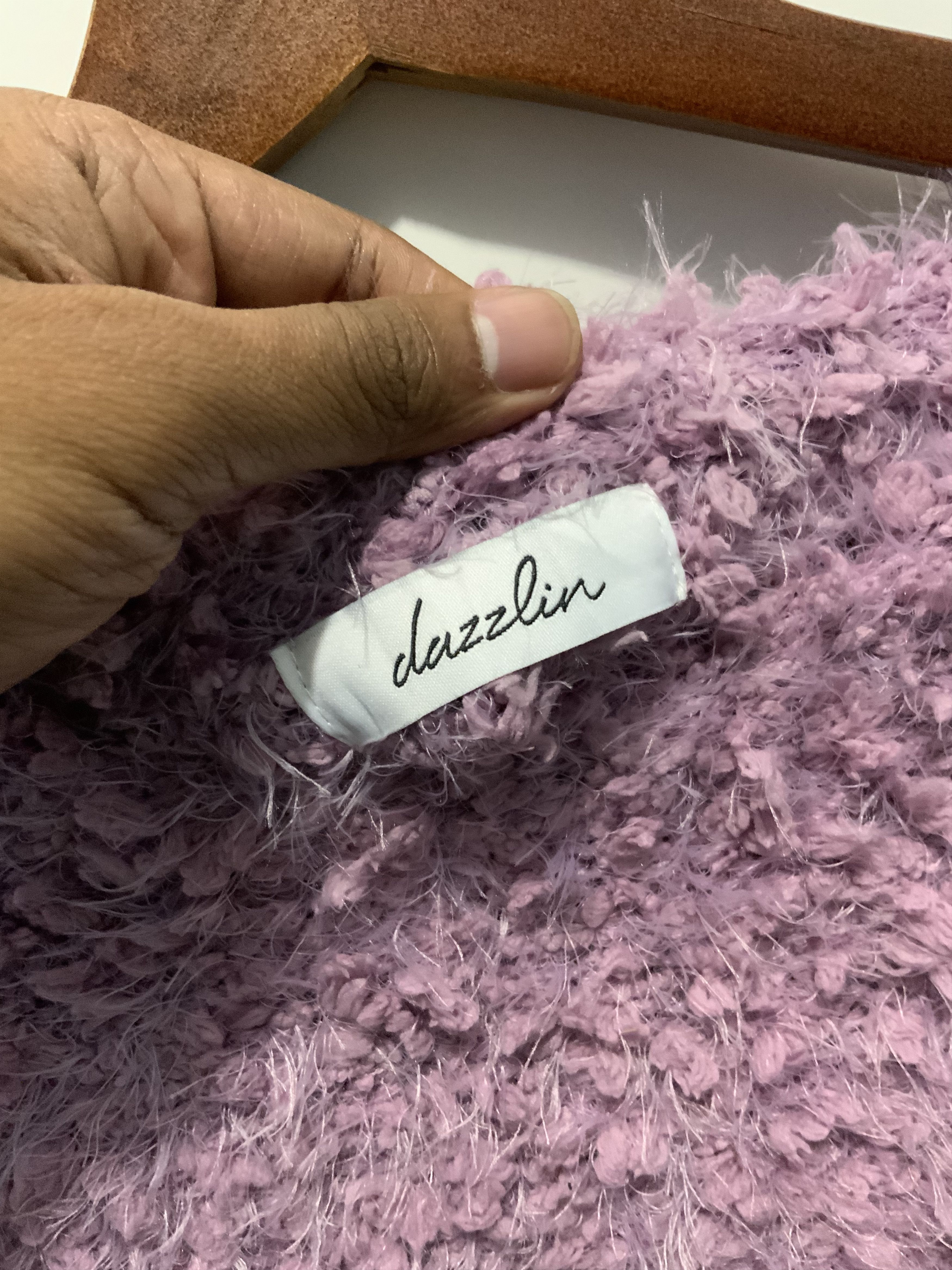 Homespun Knitwear Mohair Fur Knitwear Pink Inspired by Dazzlin Japan Size US M / EU 48-50 / 2 - 7 Thumbnail