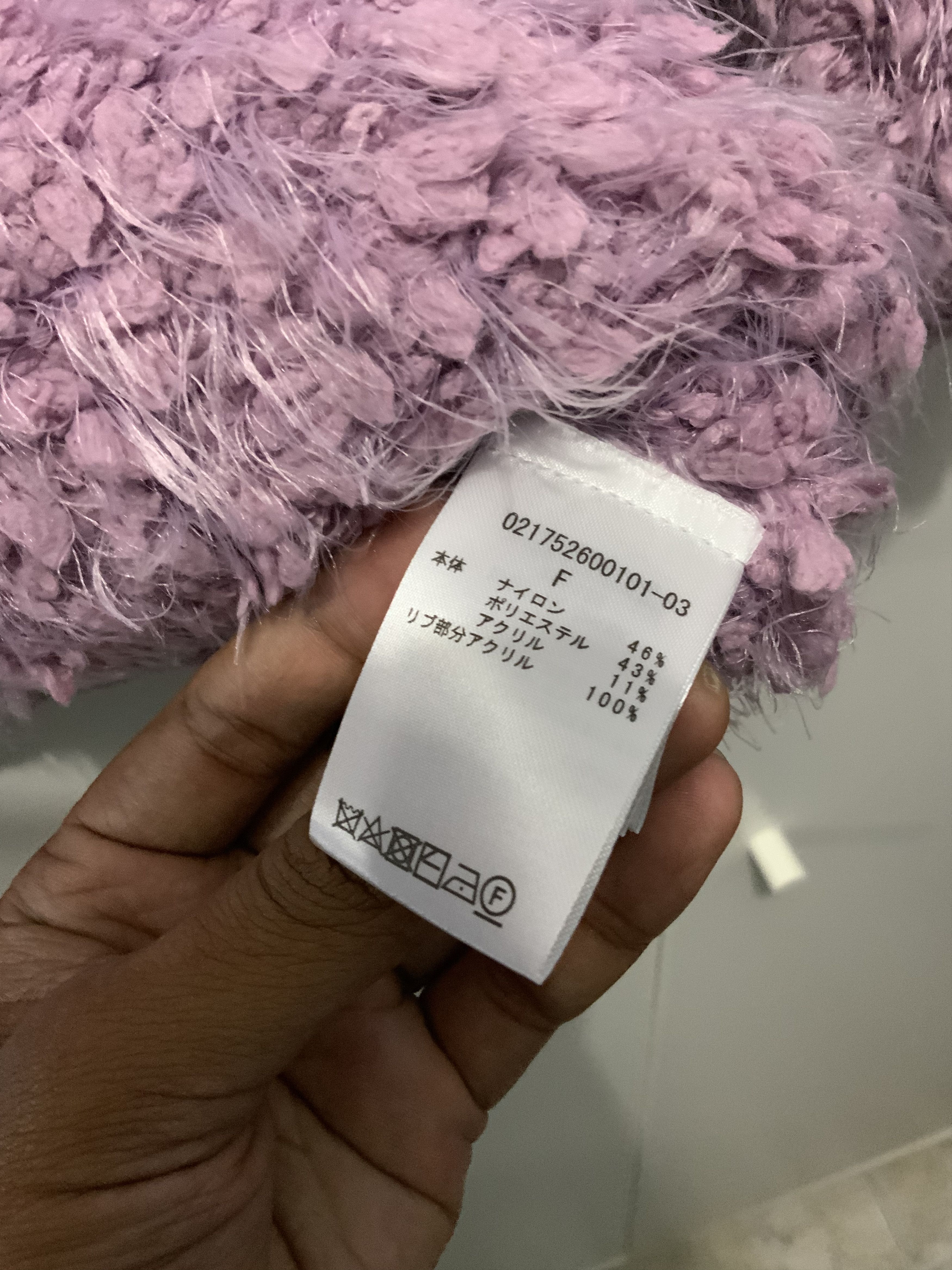 Homespun Knitwear Mohair Fur Knitwear Pink Inspired by Dazzlin Japan Size US M / EU 48-50 / 2 - 9 Thumbnail