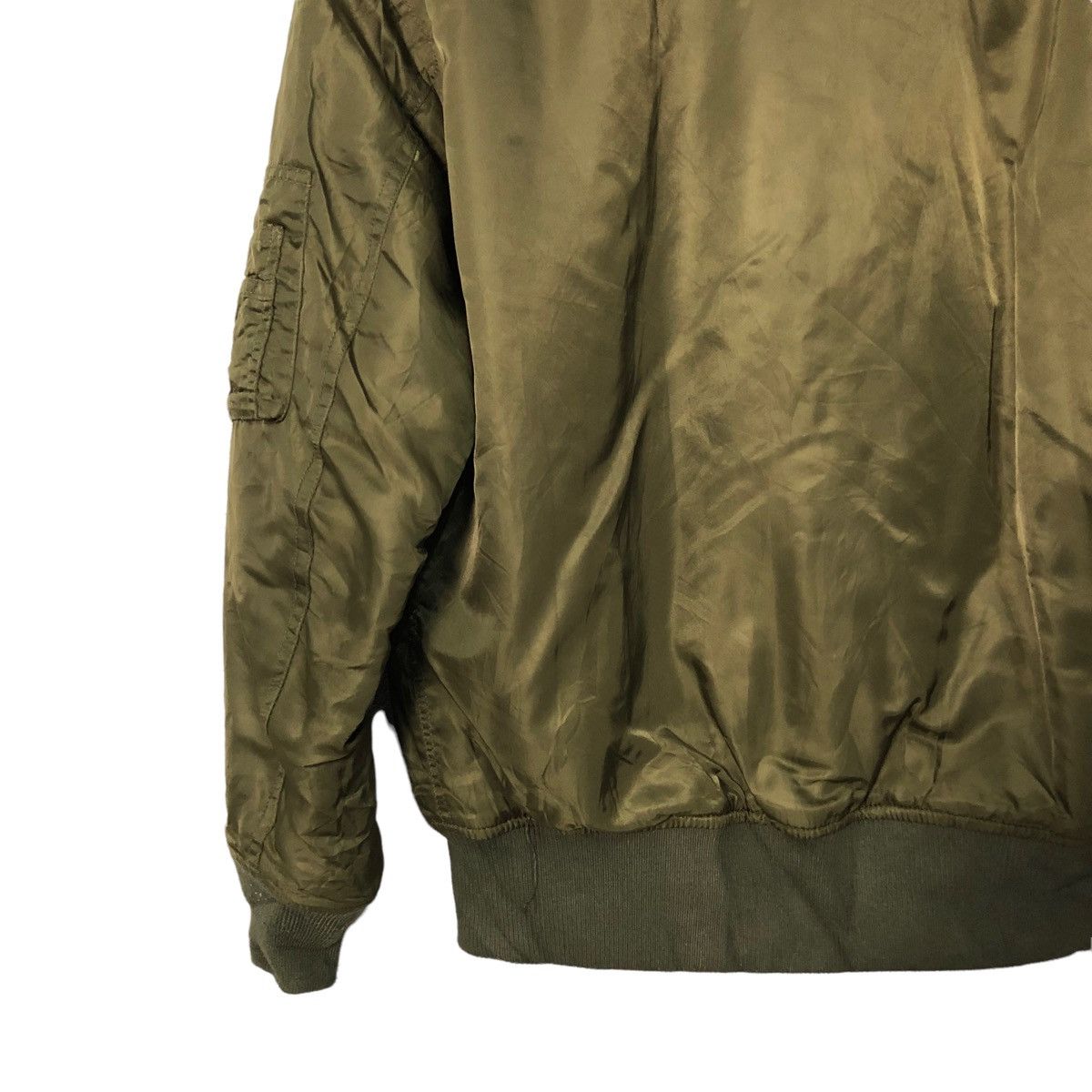 Japanese Brand Vintage GU Zipper Ups Bomber Jacket Size US L / EU 52-54 / 3 - 8 Thumbnail