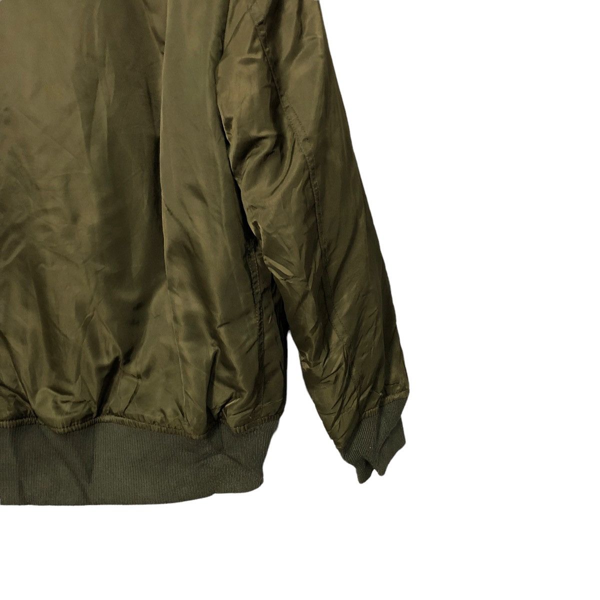 Japanese Brand Vintage GU Zipper Ups Bomber Jacket Size US L / EU 52-54 / 3 - 7 Thumbnail