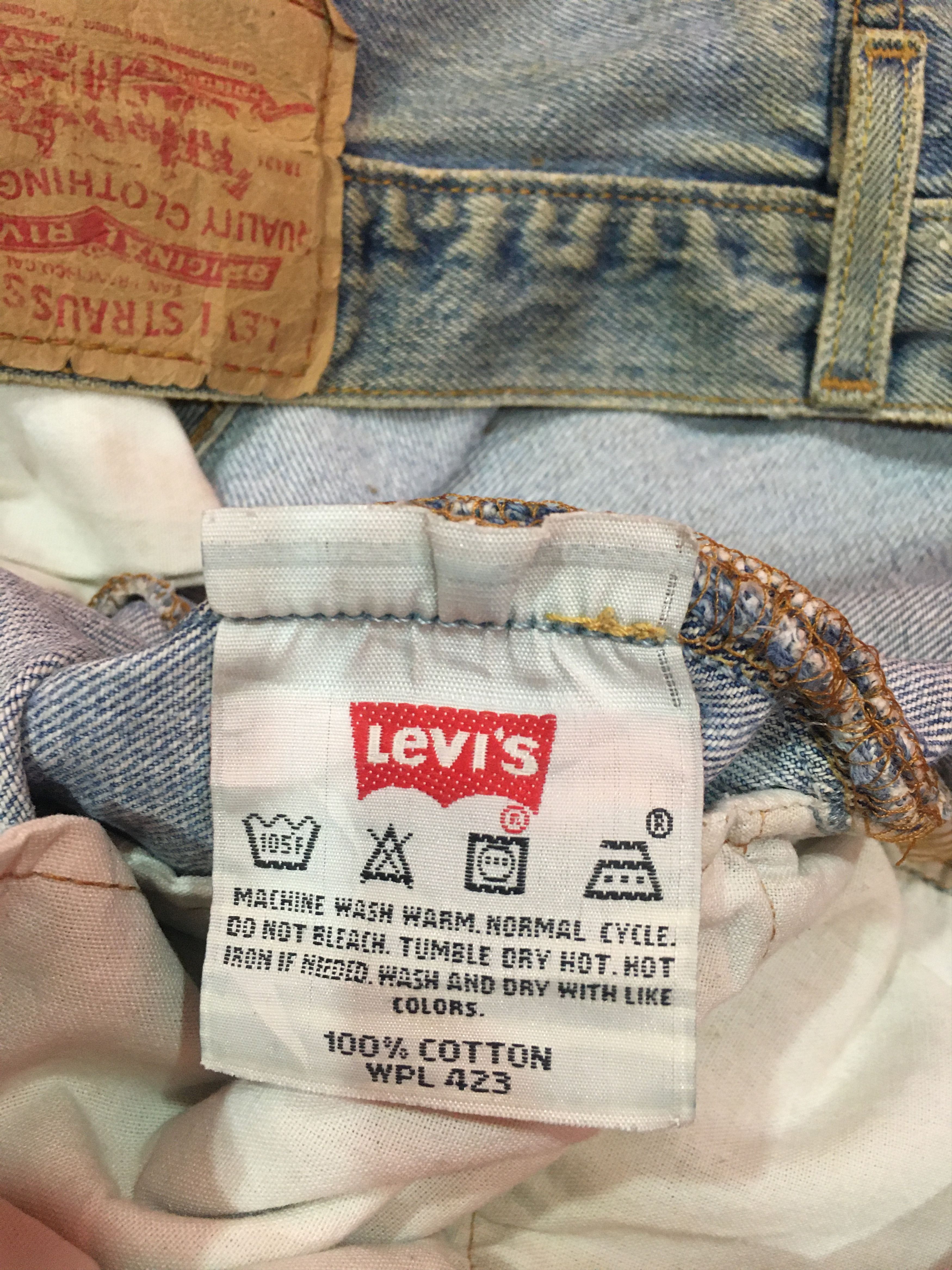 Levi's × Vintage 💥 Grunge Style💥Levis 501 Size US 30 / EU 46 - 13 Thumbnail