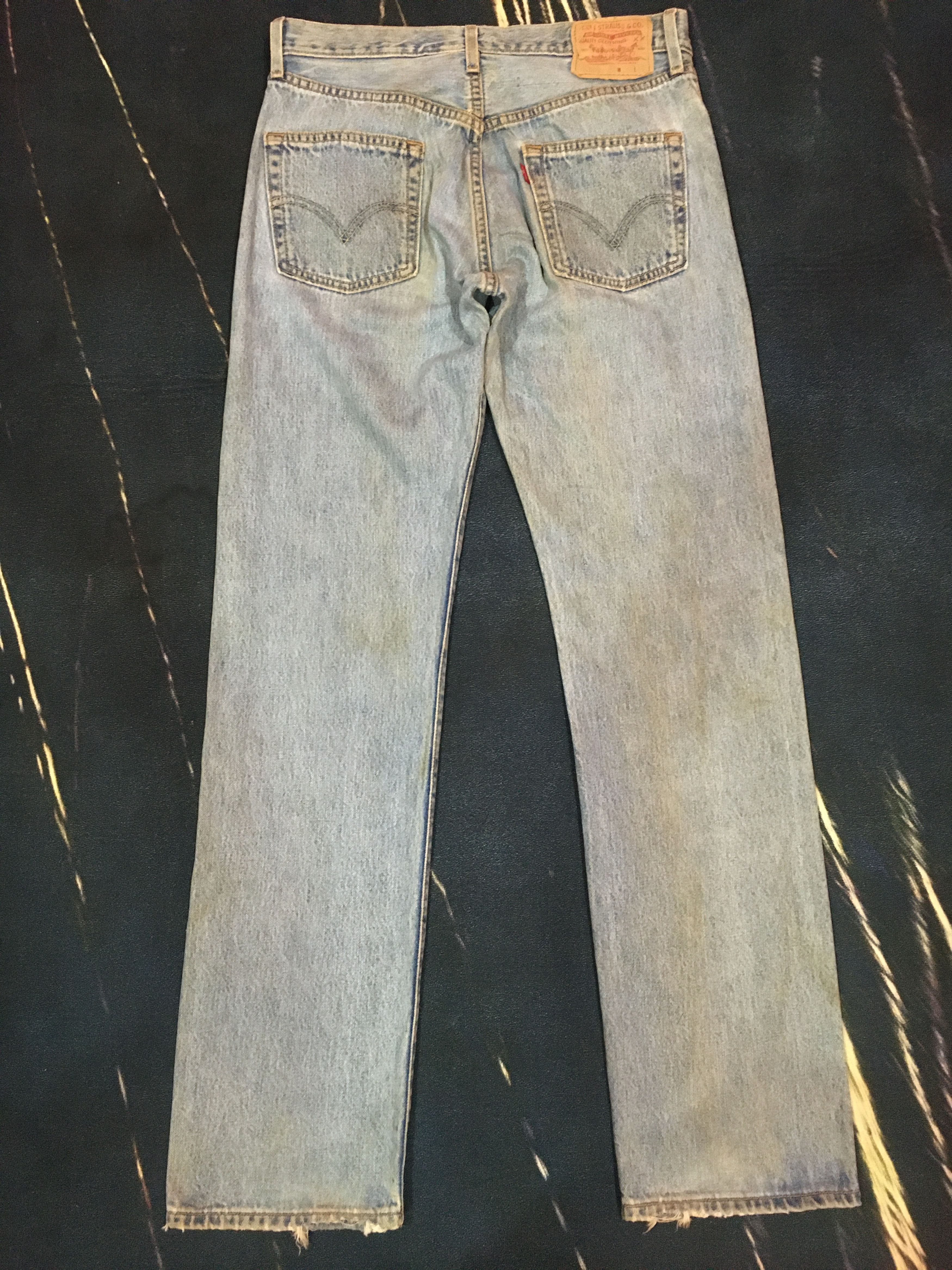 Levi's × Vintage 💥 Grunge Style💥Levis 501 Size US 30 / EU 46 - 1 Thumbnail
