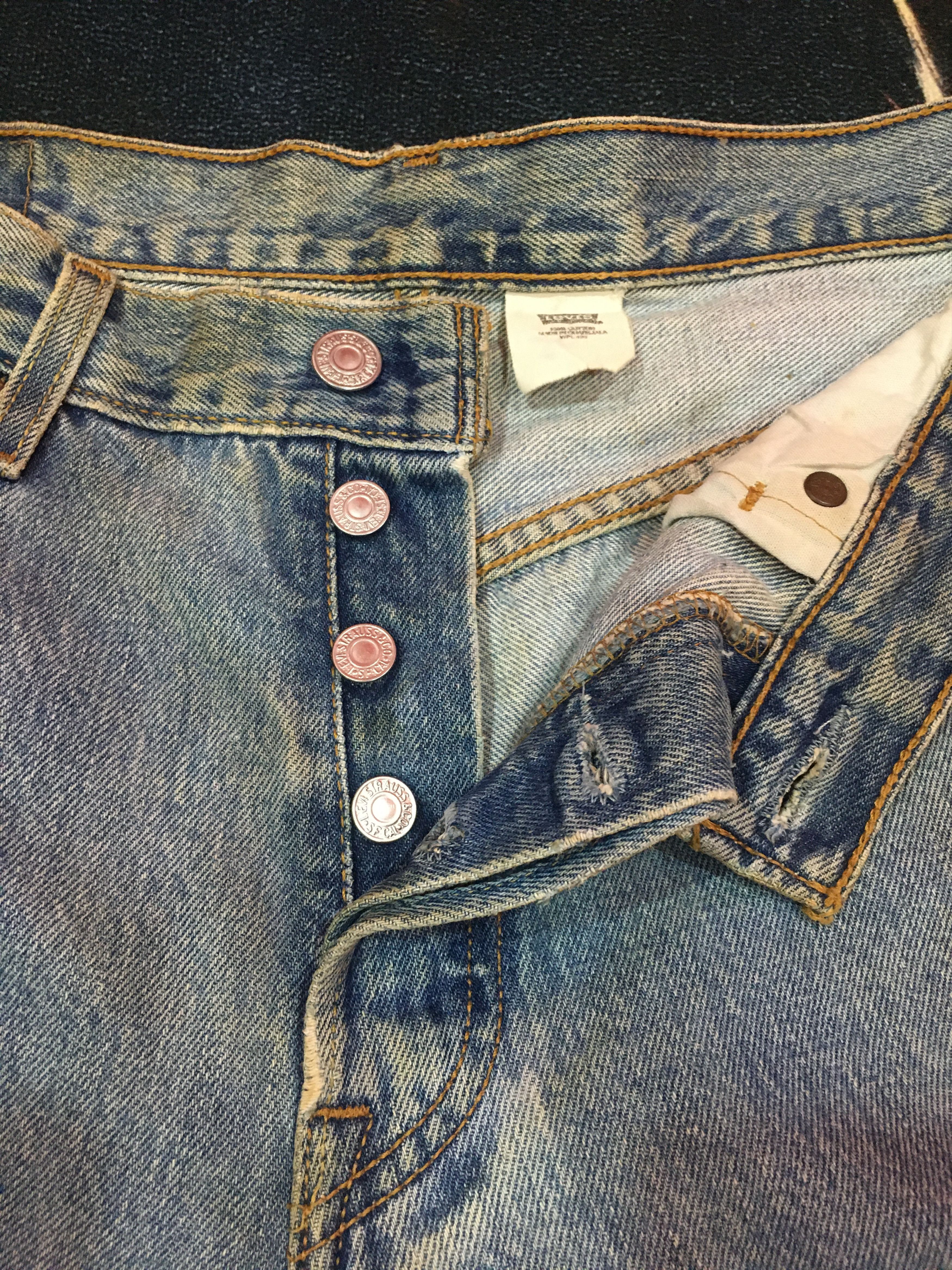 Levi's × Vintage 💥 Grunge Style💥Levis 501 Size US 30 / EU 46 - 9 Thumbnail