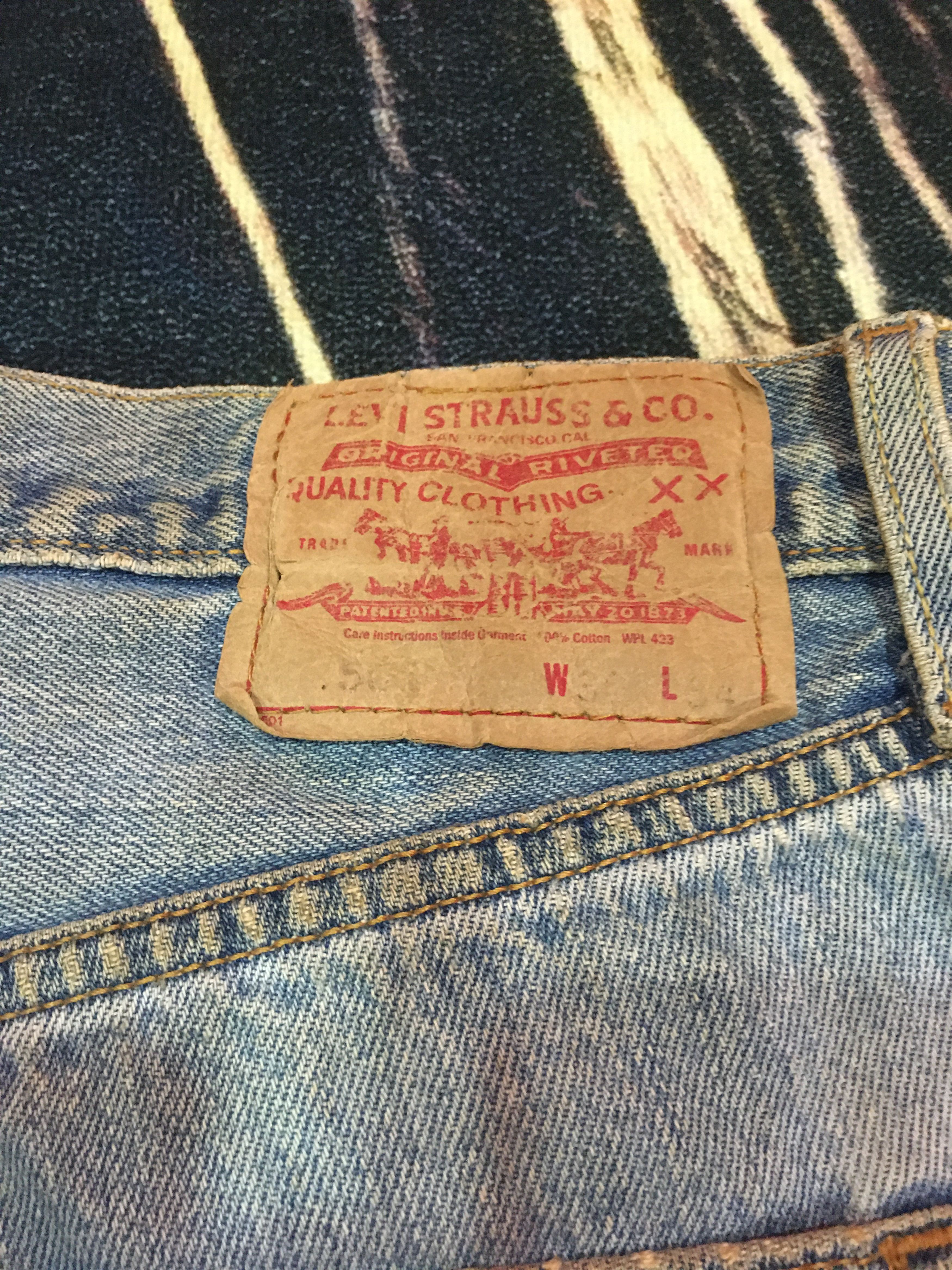Levi's × Vintage 💥 Grunge Style💥Levis 501 Size US 30 / EU 46 - 11 Thumbnail