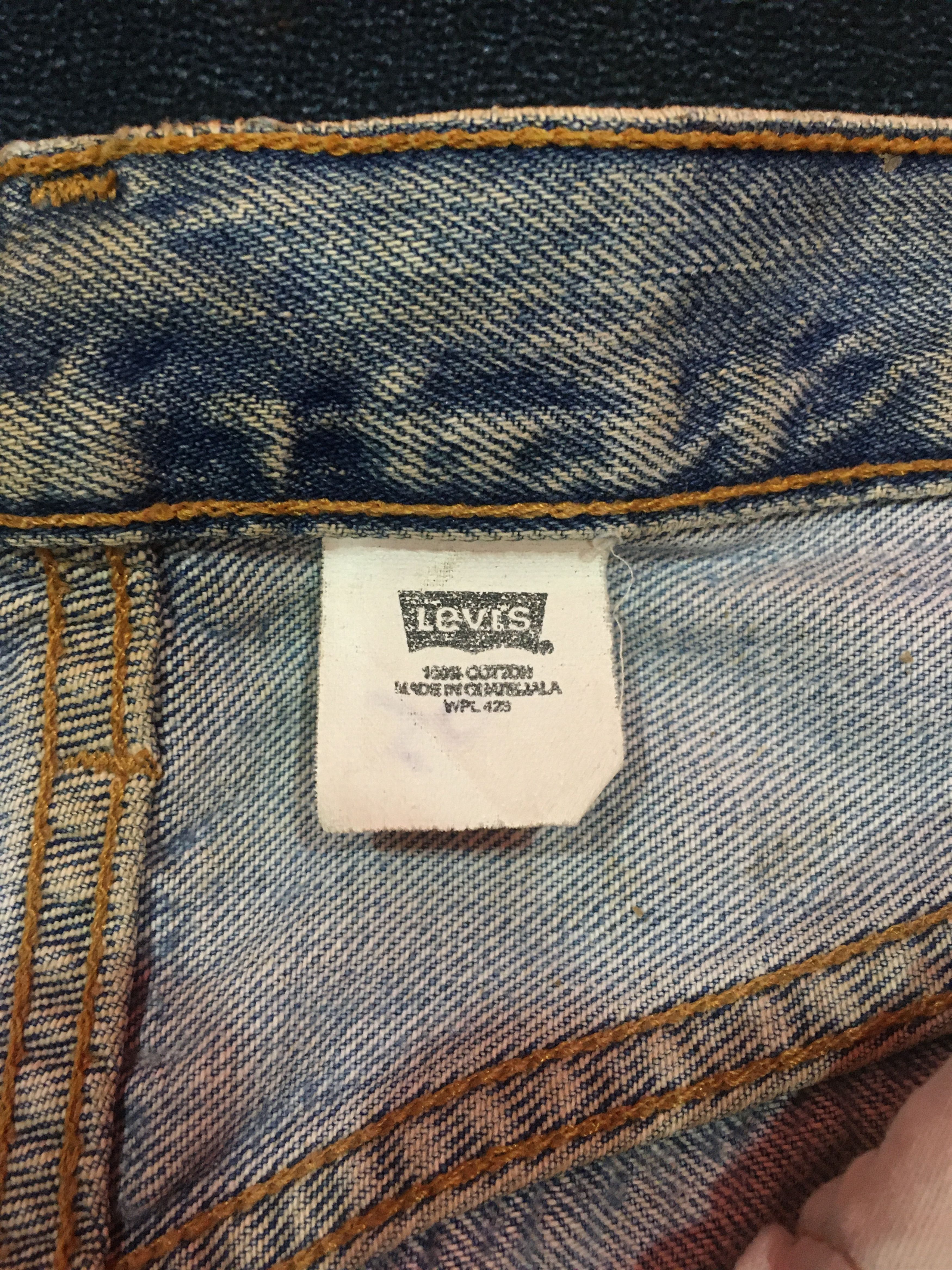 Levi's × Vintage 💥 Grunge Style💥Levis 501 Size US 30 / EU 46 - 12 Thumbnail