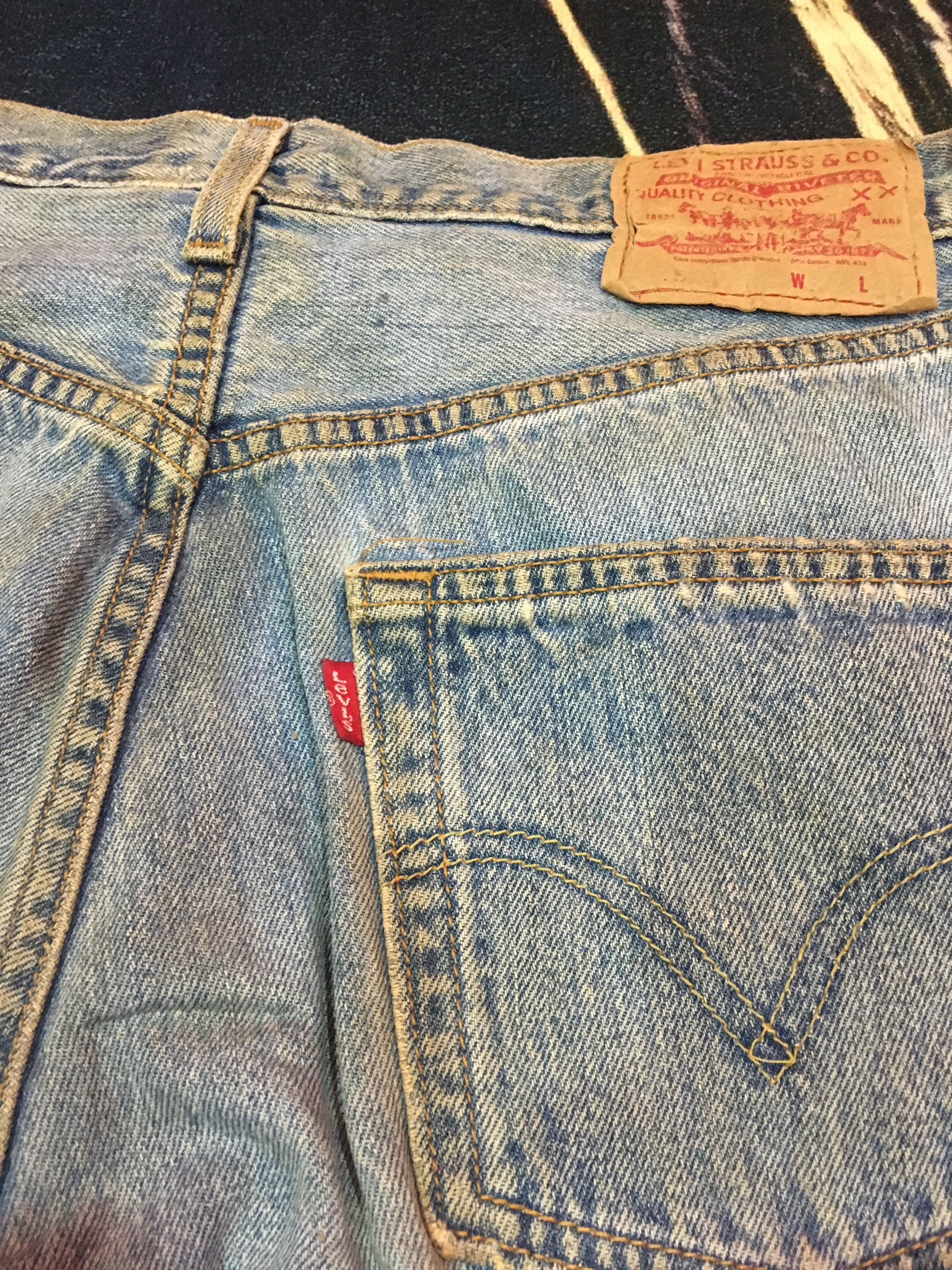 Levi's × Vintage 💥 Grunge Style💥Levis 501 Size US 30 / EU 46 - 10 Thumbnail